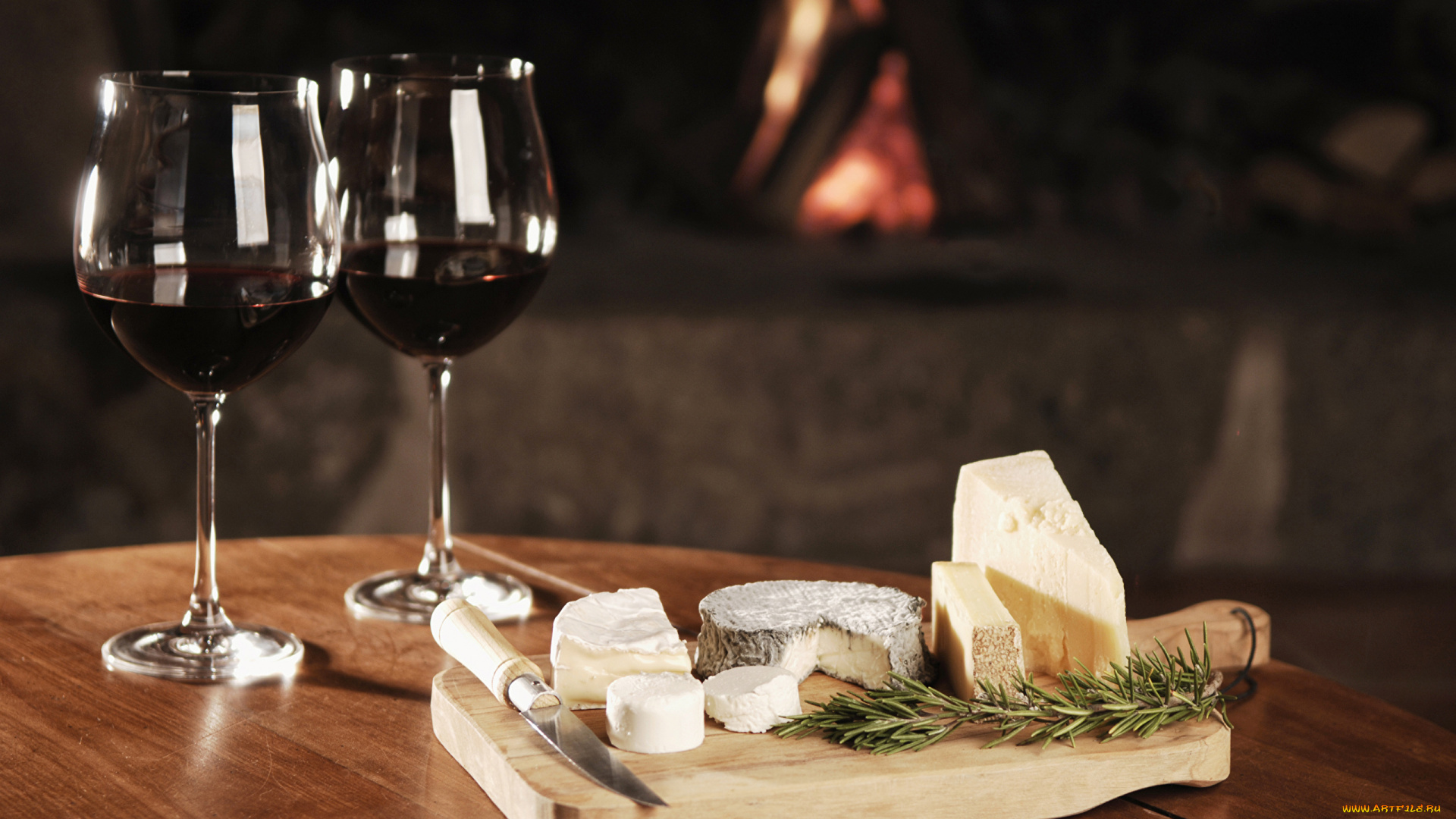 еда, сырные, изделия, бокалы, вино, сыр, ассорти, розмарин