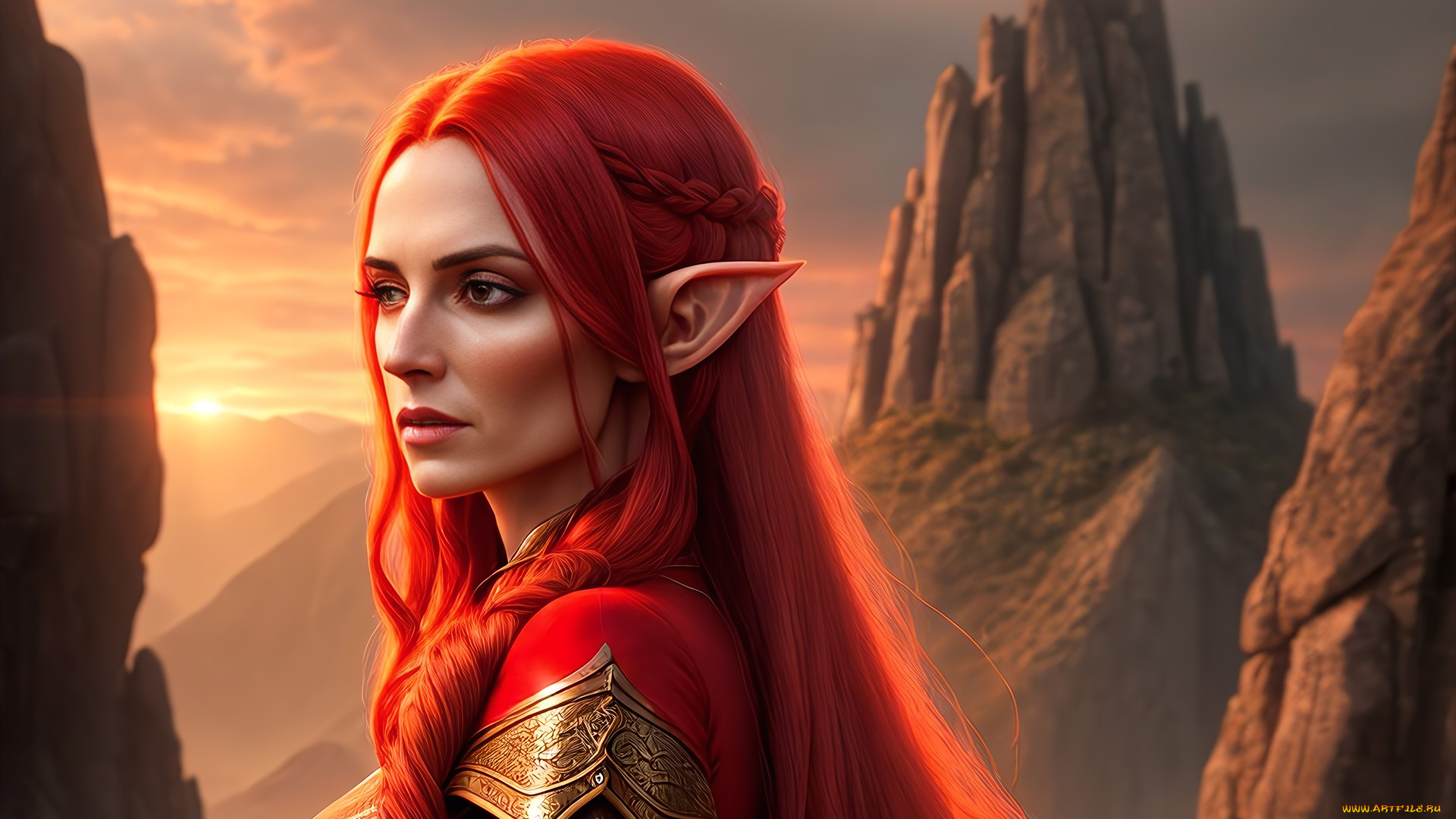 фэнтези, эльфы, нейросети, графика, нейроарт, ai, art, нейронные, сети, рисунки, нейро, искусство