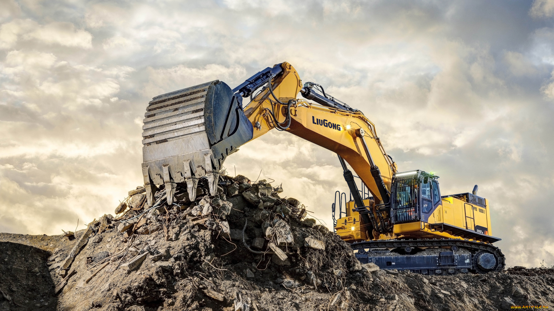 техника, экскаваторы, liugong