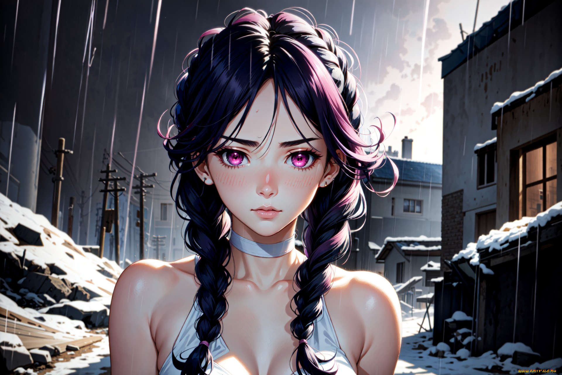 аниме, город, , улицы, , интерьер, , здания, нейросети, графика, нейроарт, ai, art, нейронные, сети, рисунки, нейро, искусство, девушка