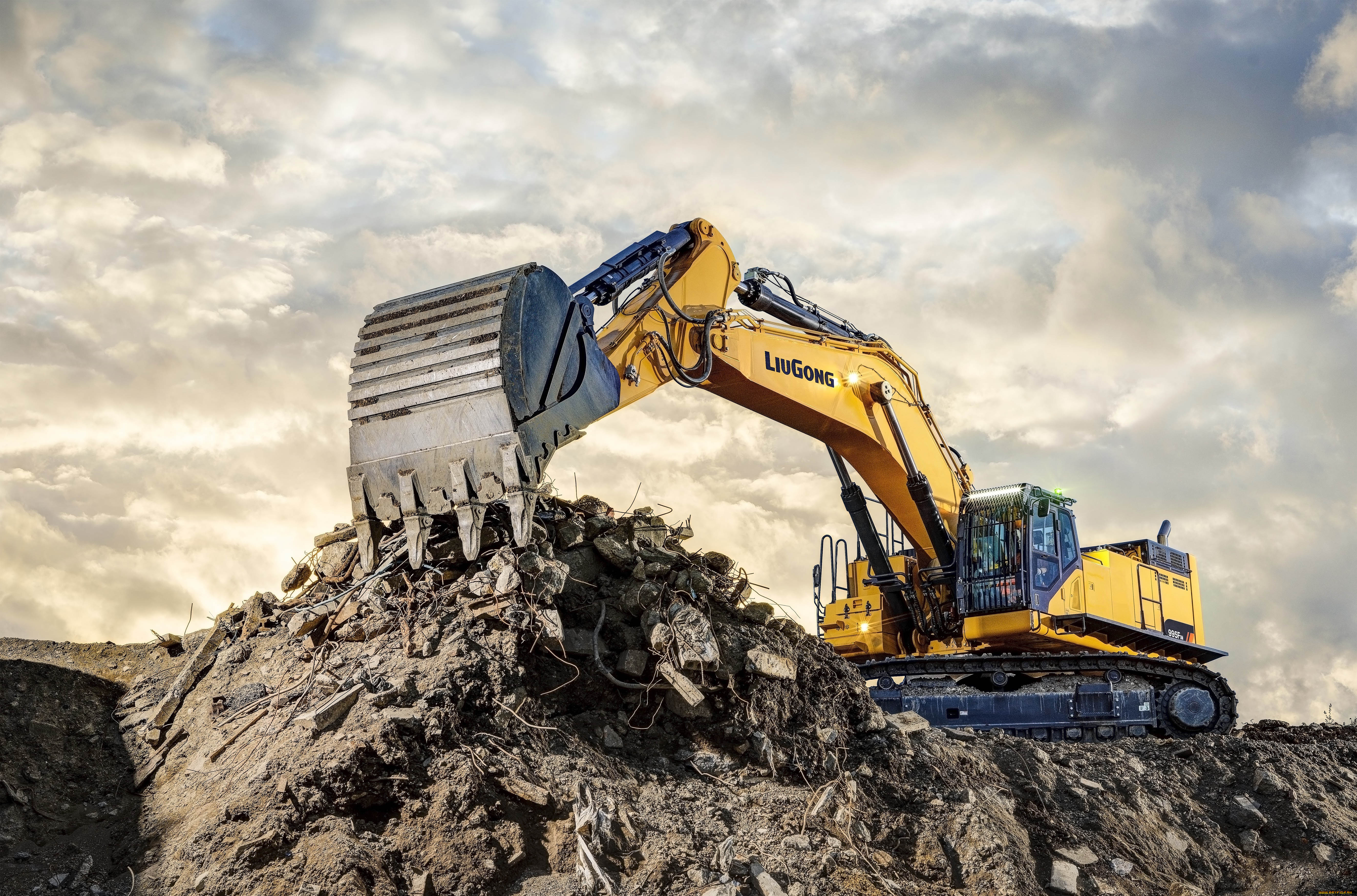 техника, экскаваторы, liugong