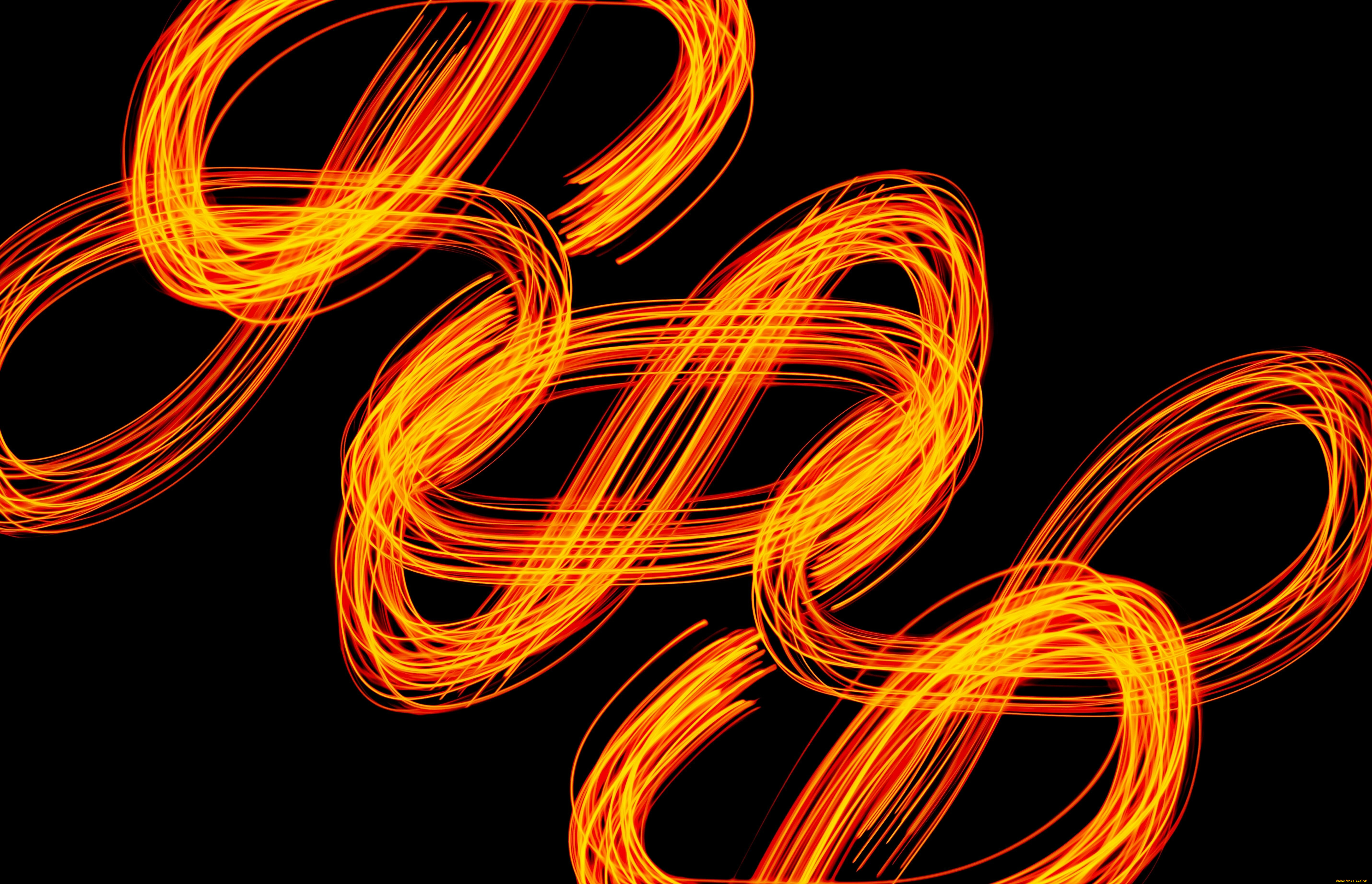 векторная, графика, -графика, , graphics, огонь, линии, волны