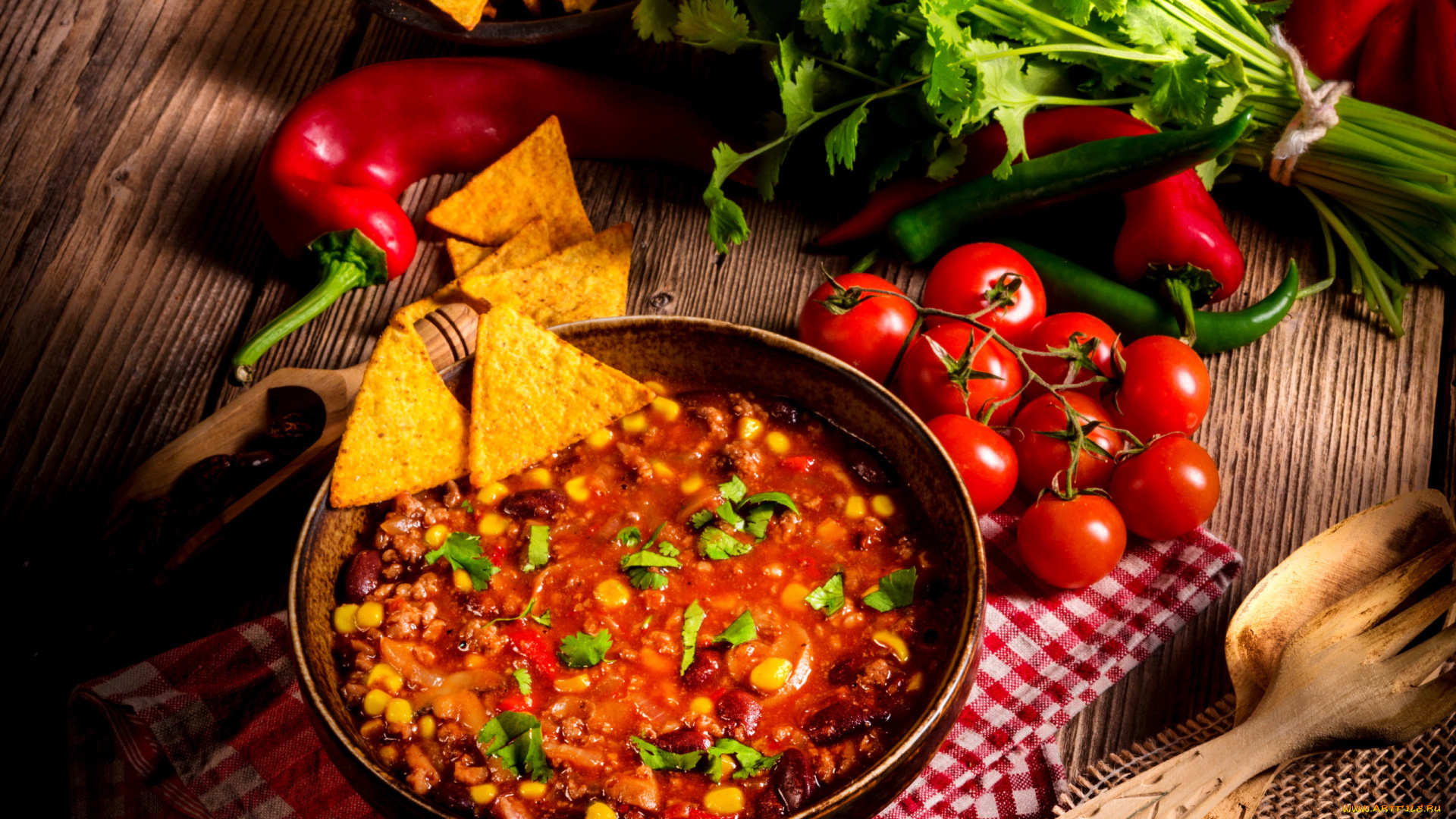 еда, первые, блюда, перец, помидоры, петрушка, фасолевый, суп