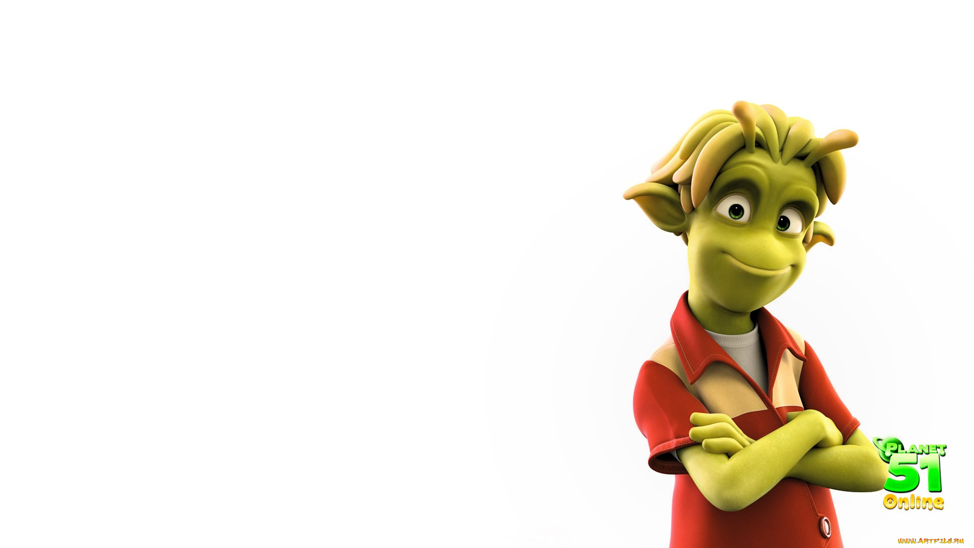 видео, игры, planet, 51, online, инопланетянин, рубашка