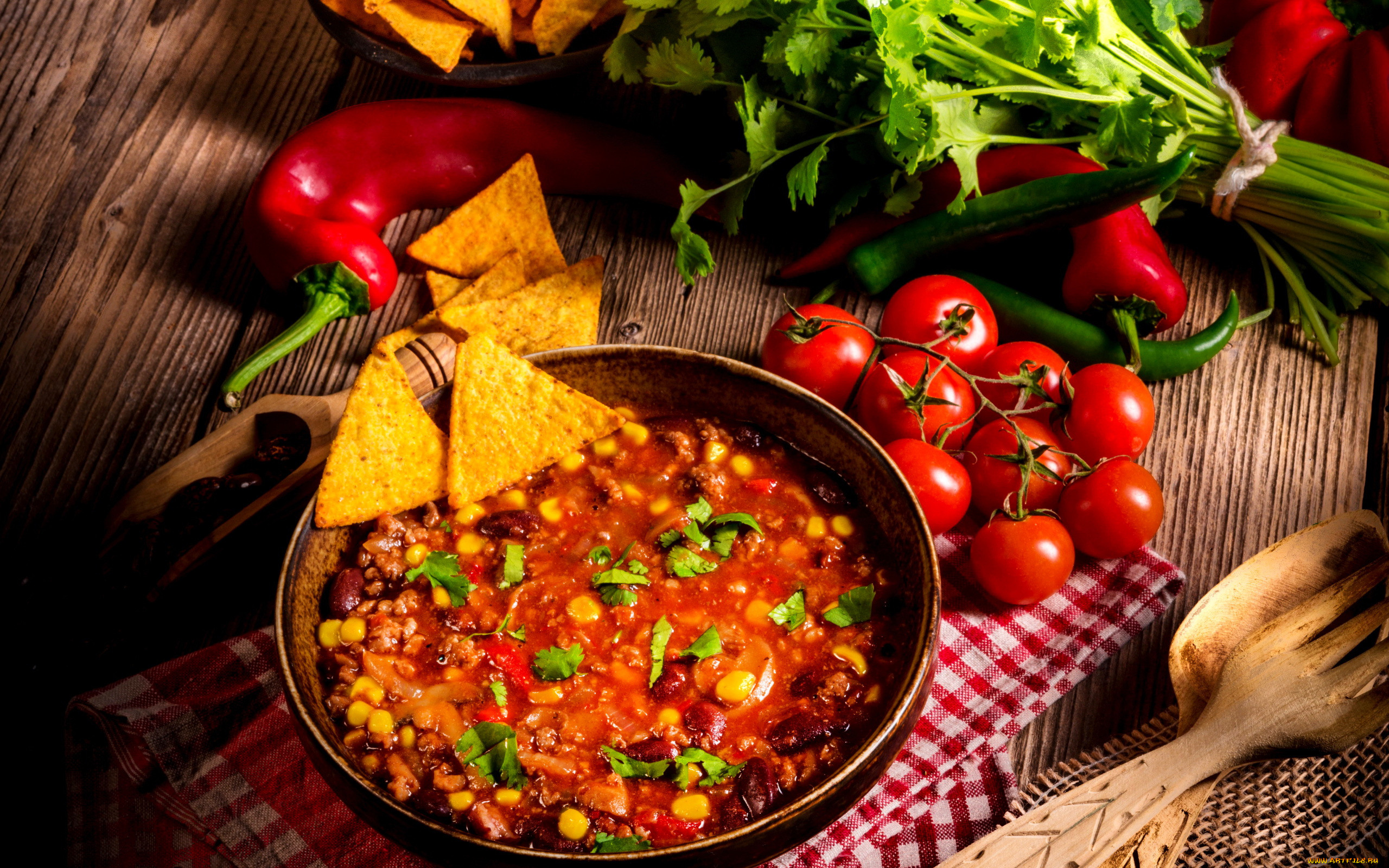 еда, первые, блюда, перец, помидоры, петрушка, фасолевый, суп