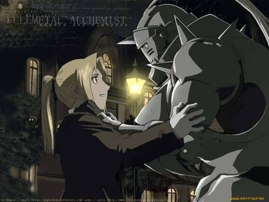 аниме, fullmetal, alchemist