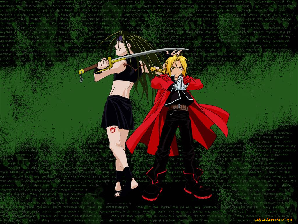 аниме, fullmetal, alchemist