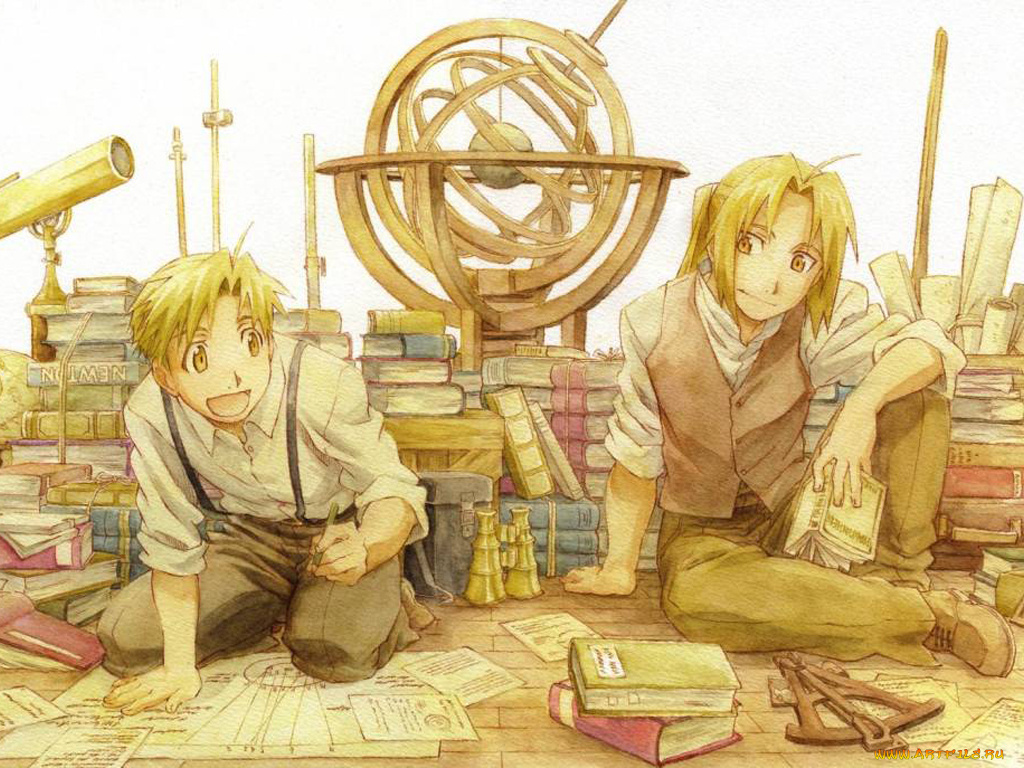 аниме, fullmetal, alchemist