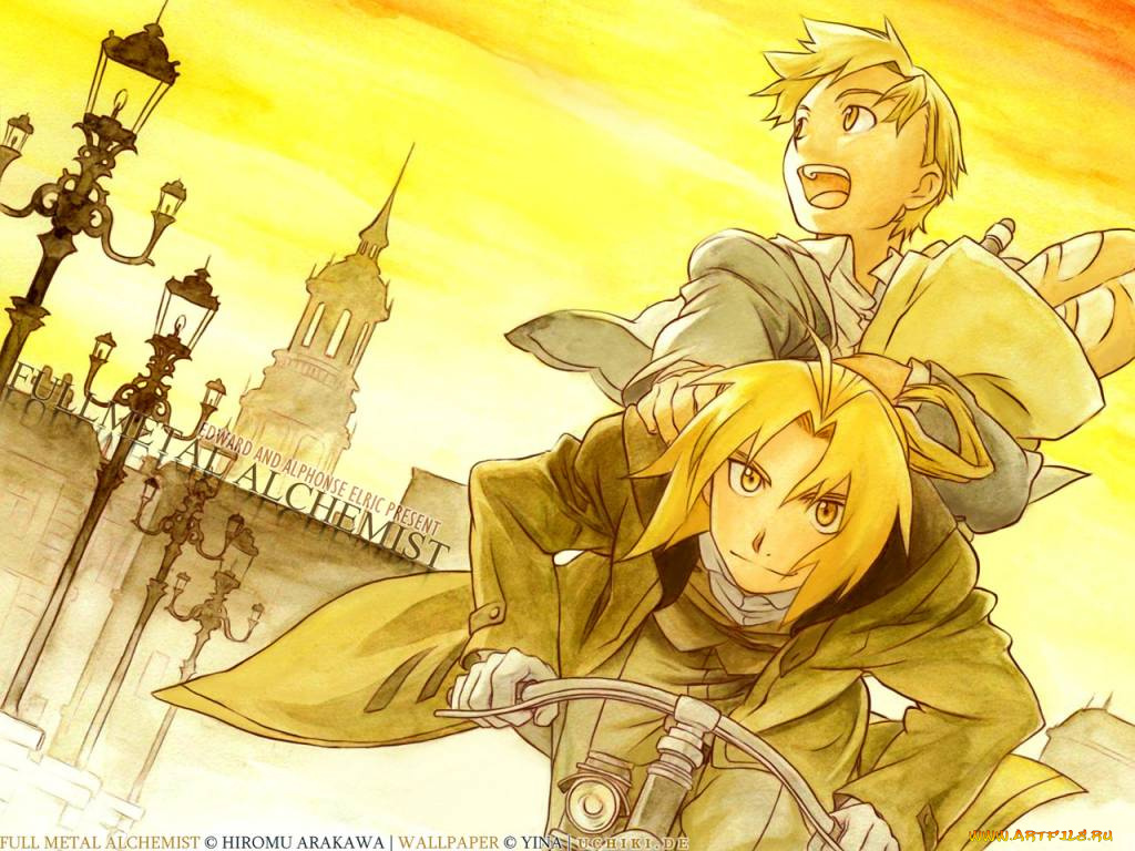 аниме, fullmetal, alchemist