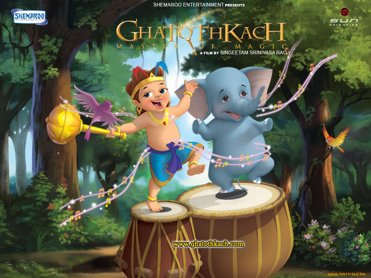 властелин, джунглей, мультфильмы, ghatothkach