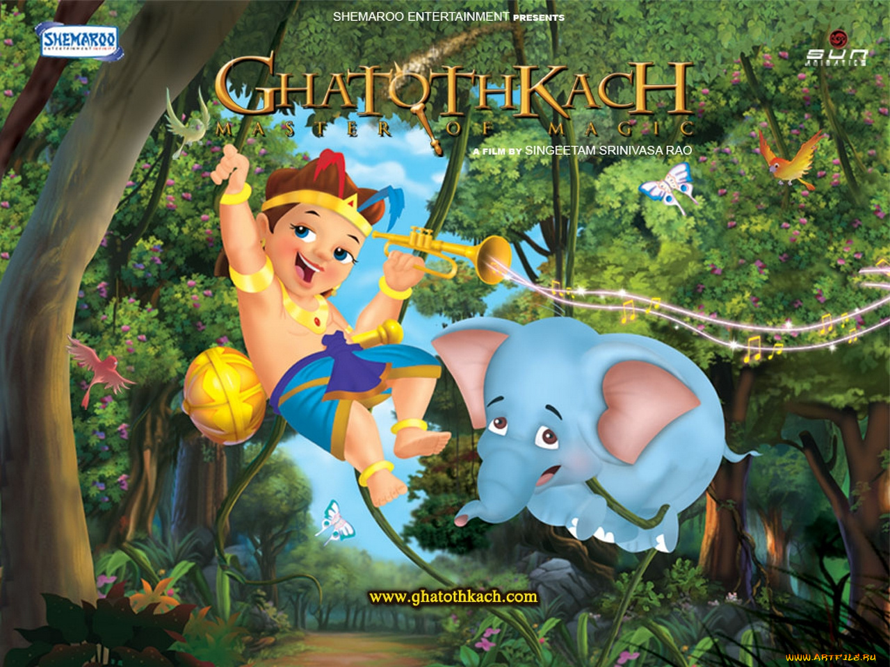 властелин, джунглей, мультфильмы, ghatothkach