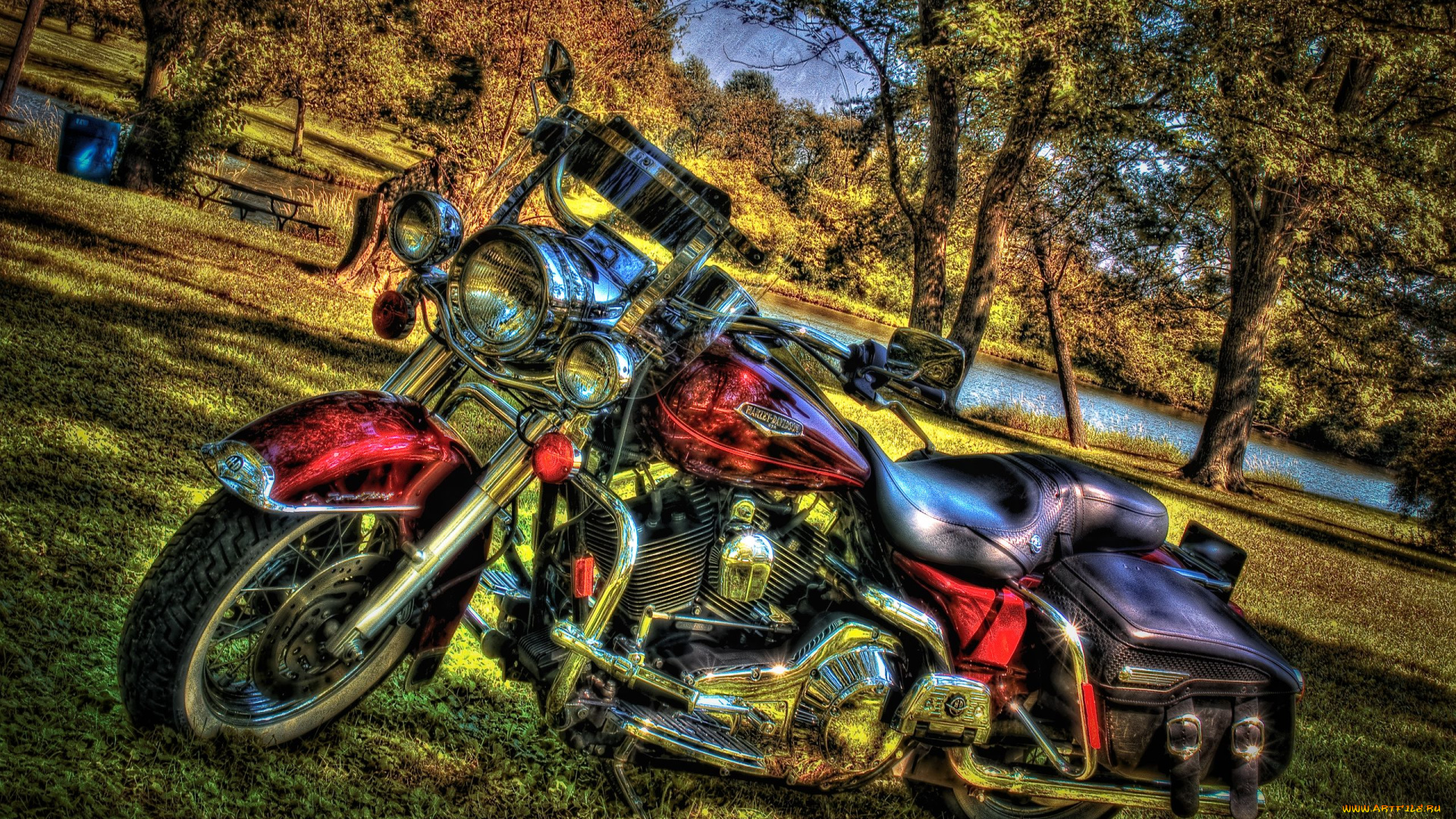 мотоциклы, harley, davidson