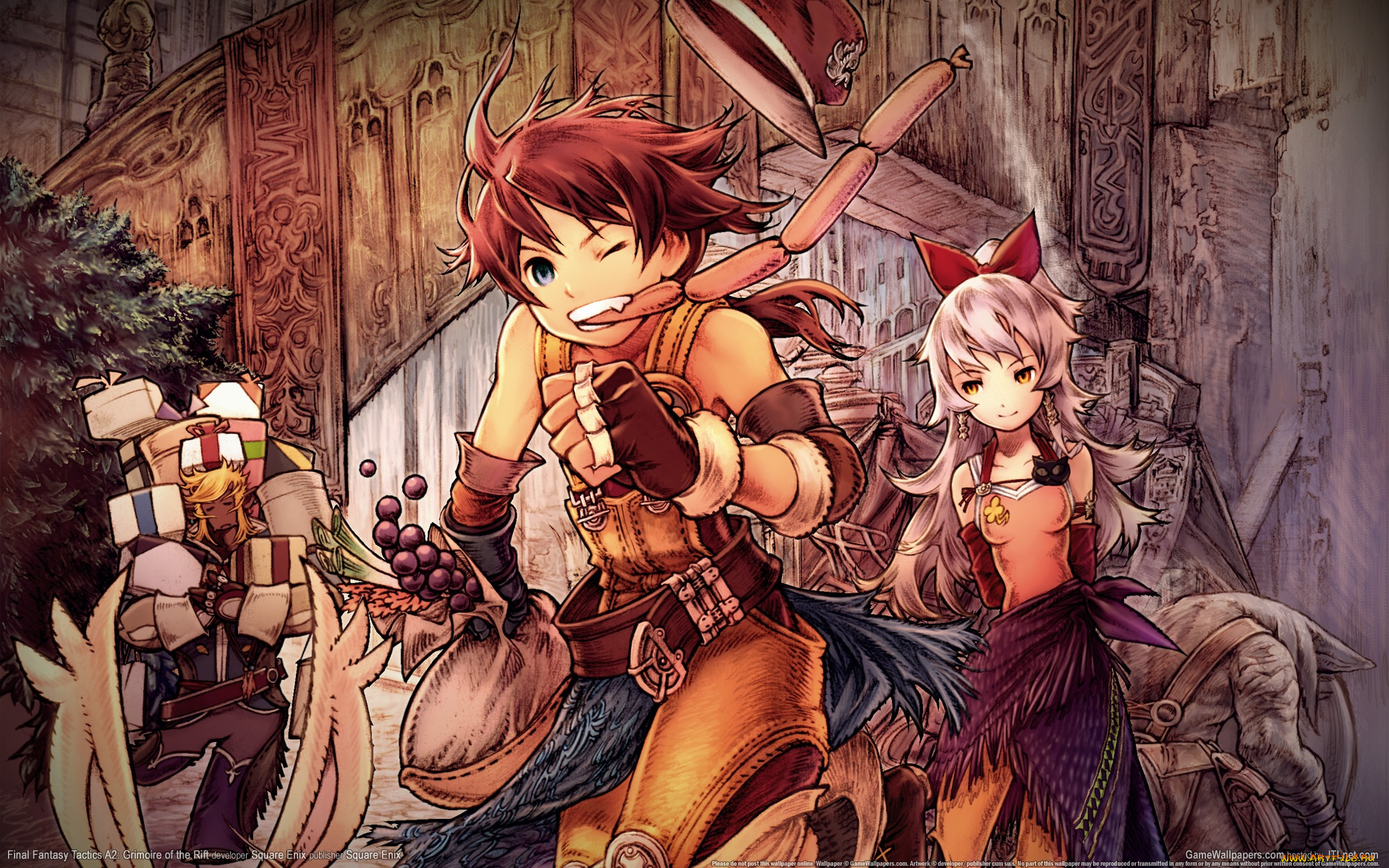 видео, игры, final, fantasy, tactics, a2, grimoire, of, the, rift