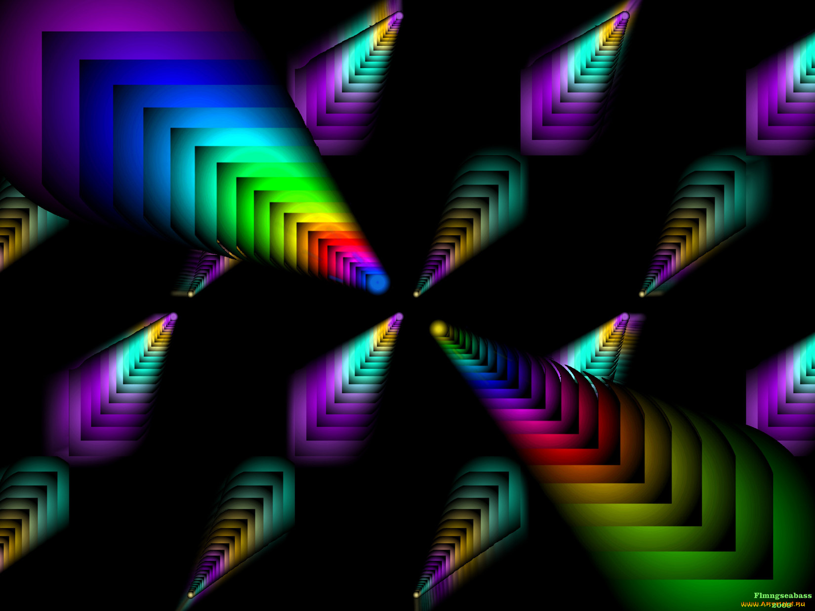 3д, графика, fractal, фракталы