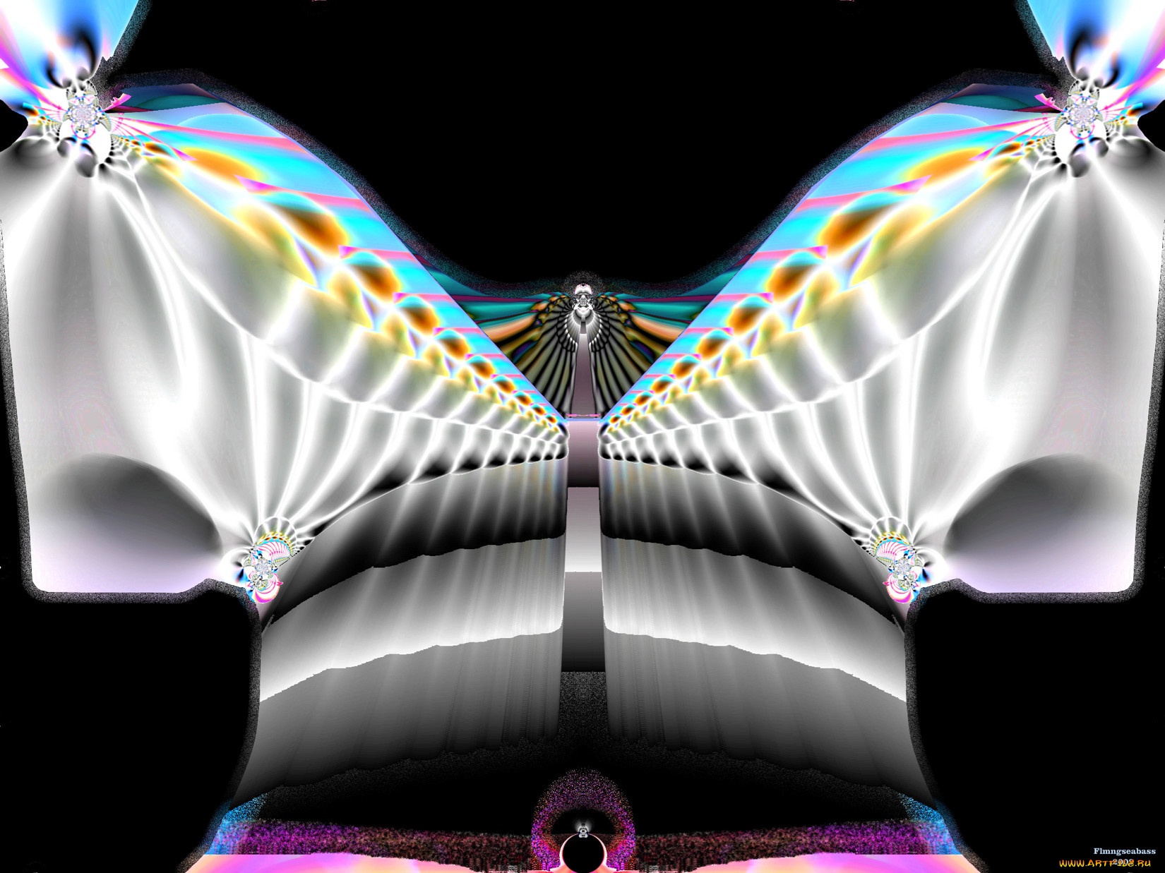 3д, графика, fractal, фракталы