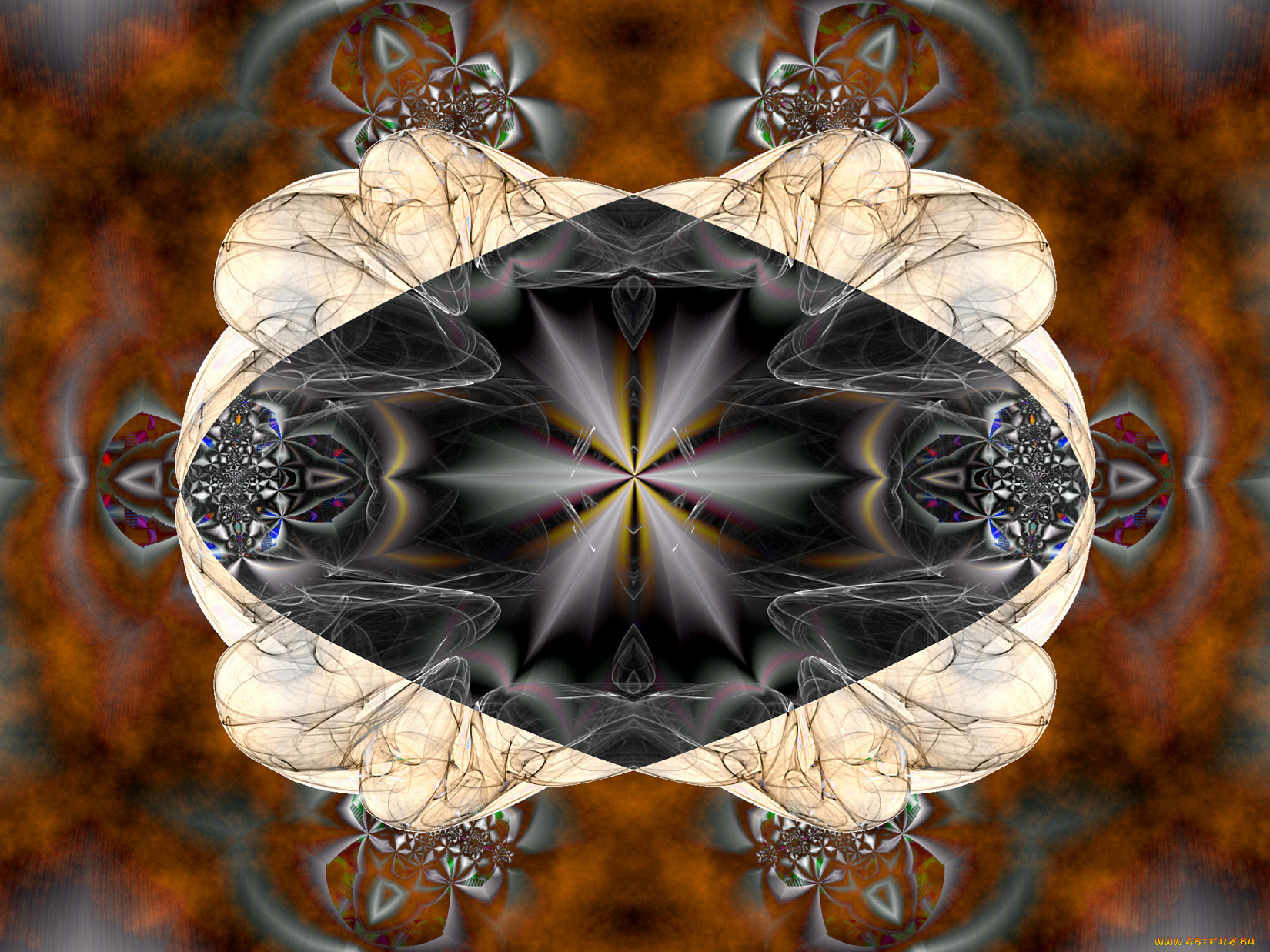 3д, графика, fractal, фракталы