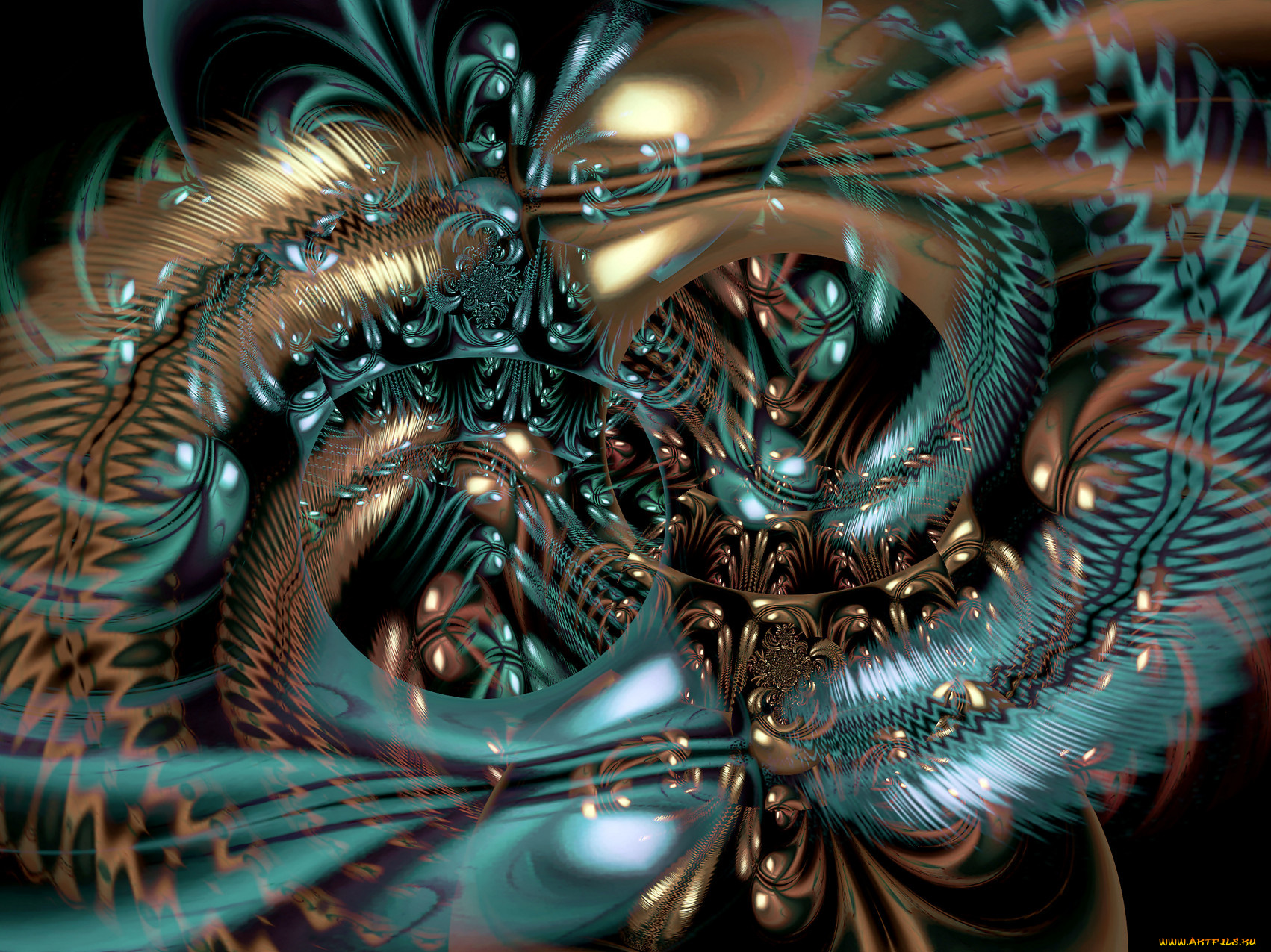 3д, графика, fractal, фракталы