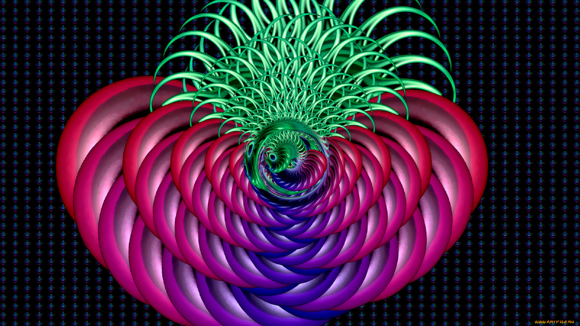 3д, графика, fractal, фракталы