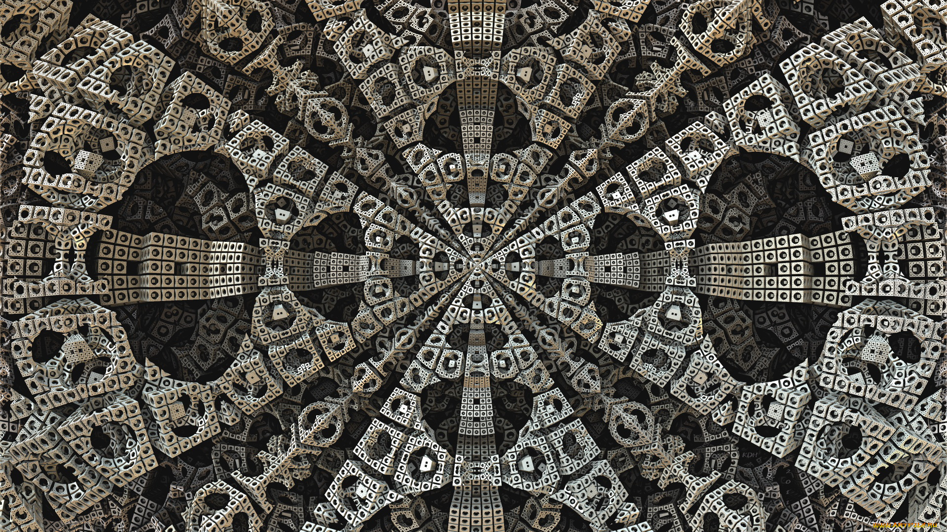 3д, графика, fractal, фракталы