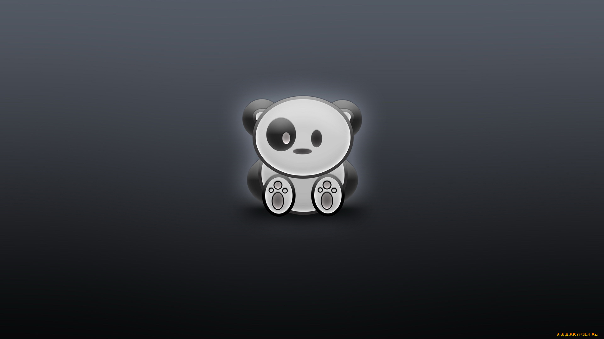 векторная, графика, медвежонок