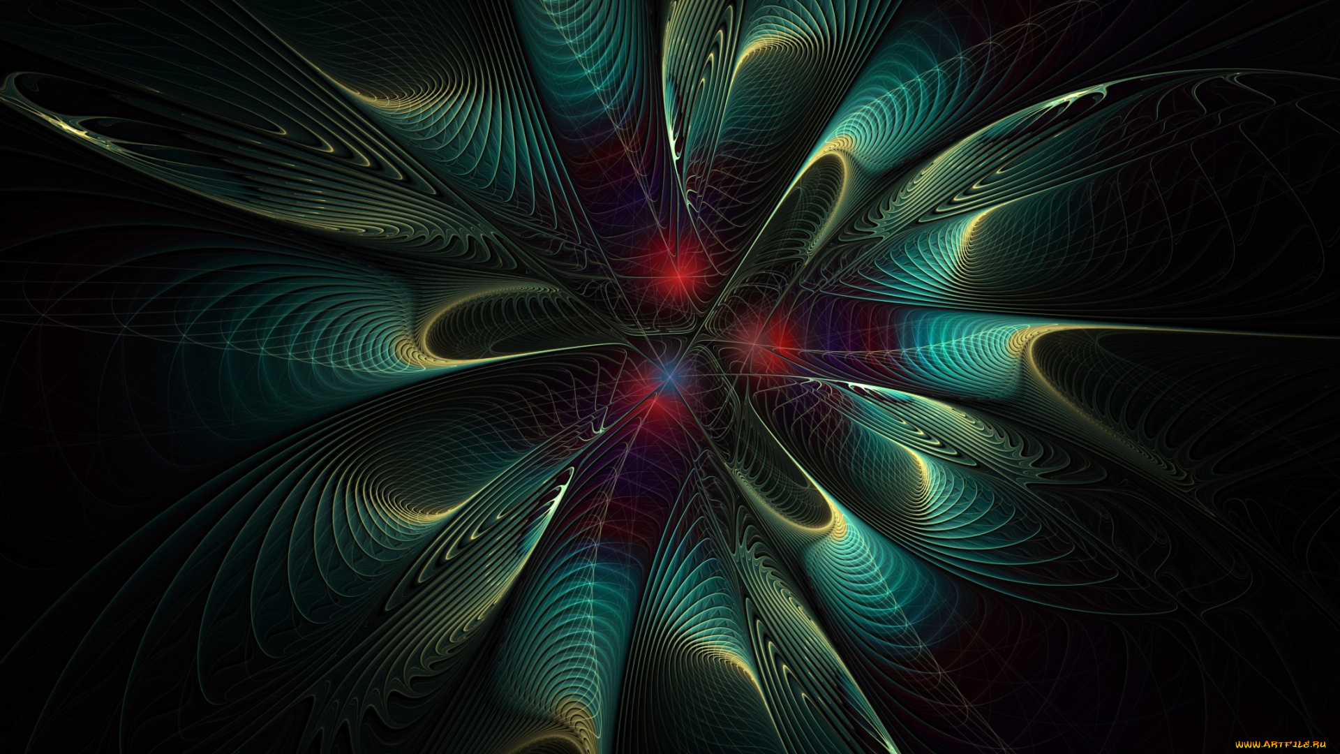 3д, графика, fractal, фракталы, фон, цвета, узор