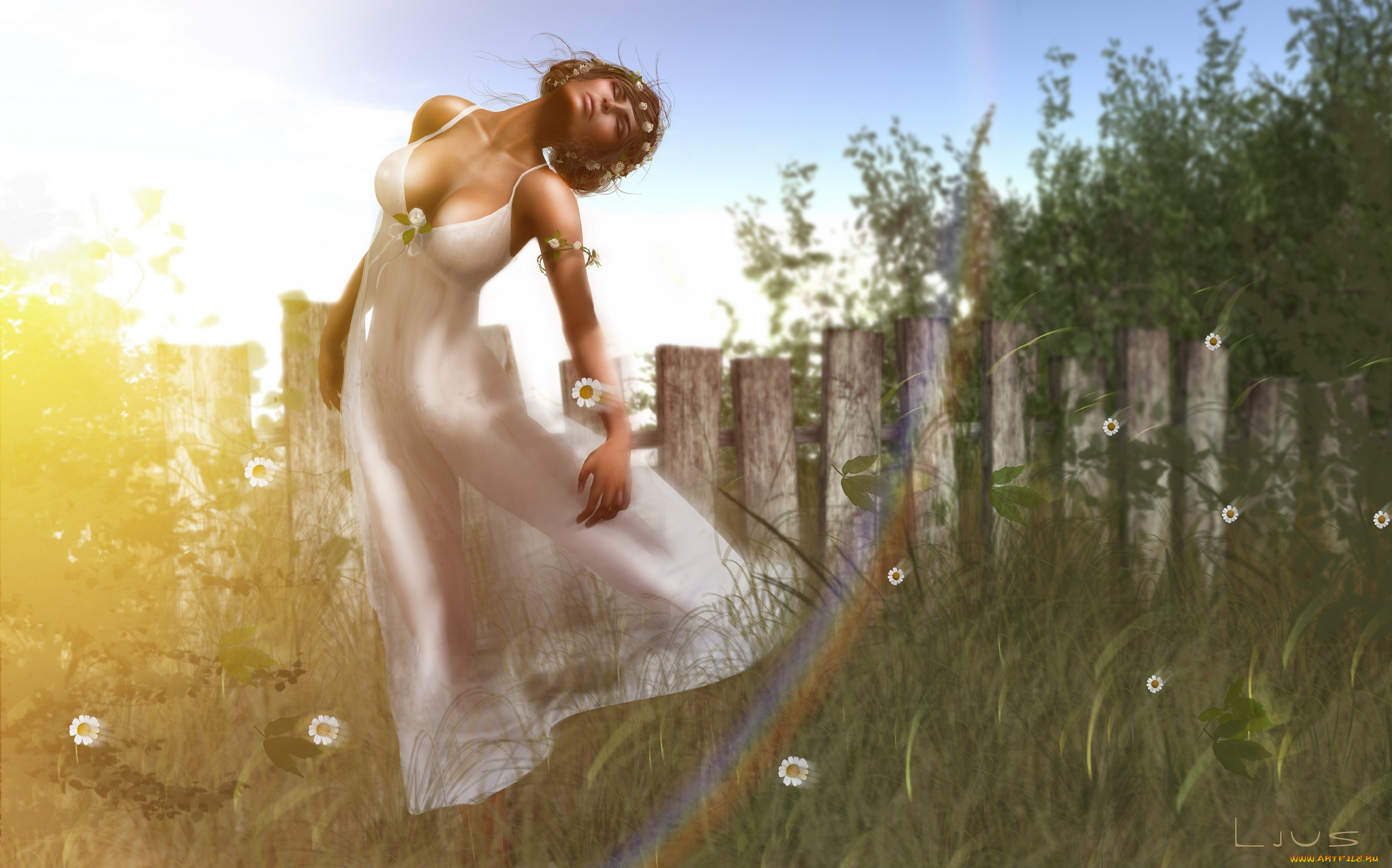 3д, графика, people, люди, настроение, девушка, танец