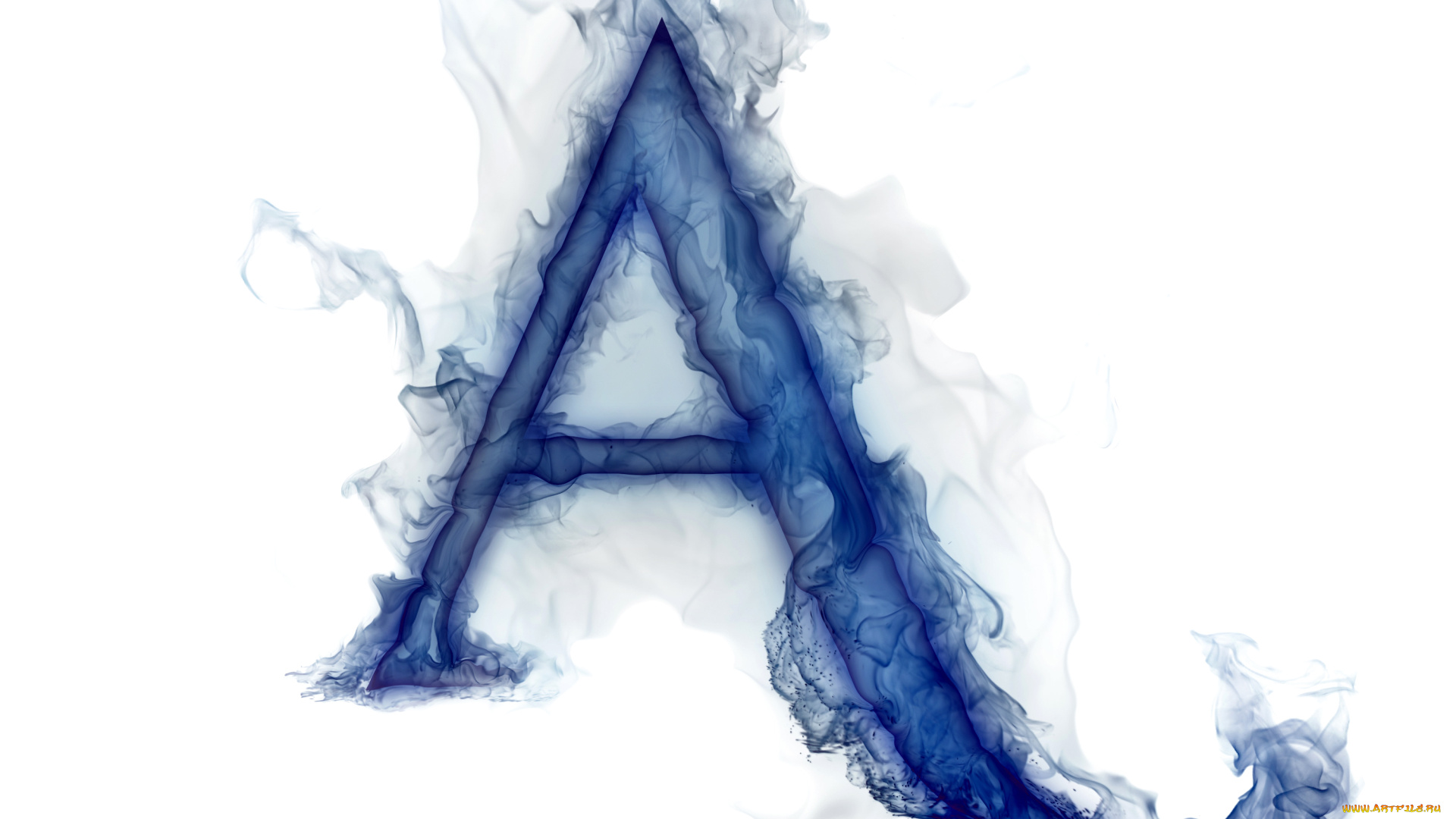 3д, графика, другое, , other, буква, литера, дым, газ, a