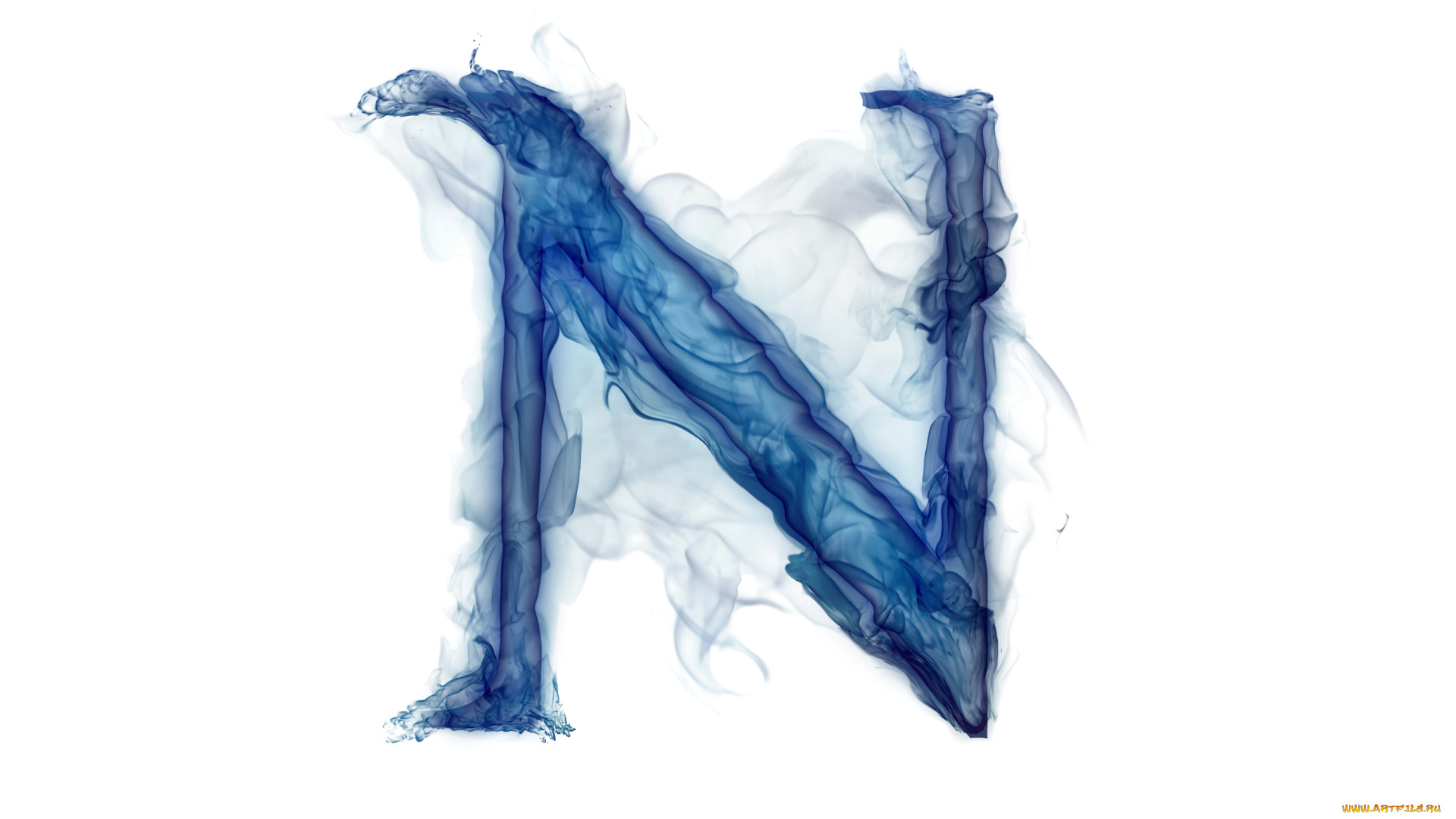 3д, графика, другое, , other, буква, литера, дым, газ, n