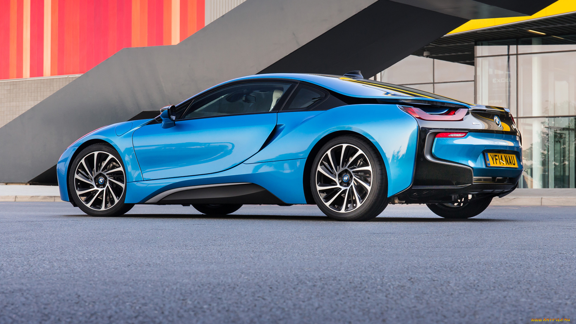 автомобили, bmw, синий, i8, 2014г, uk-spec
