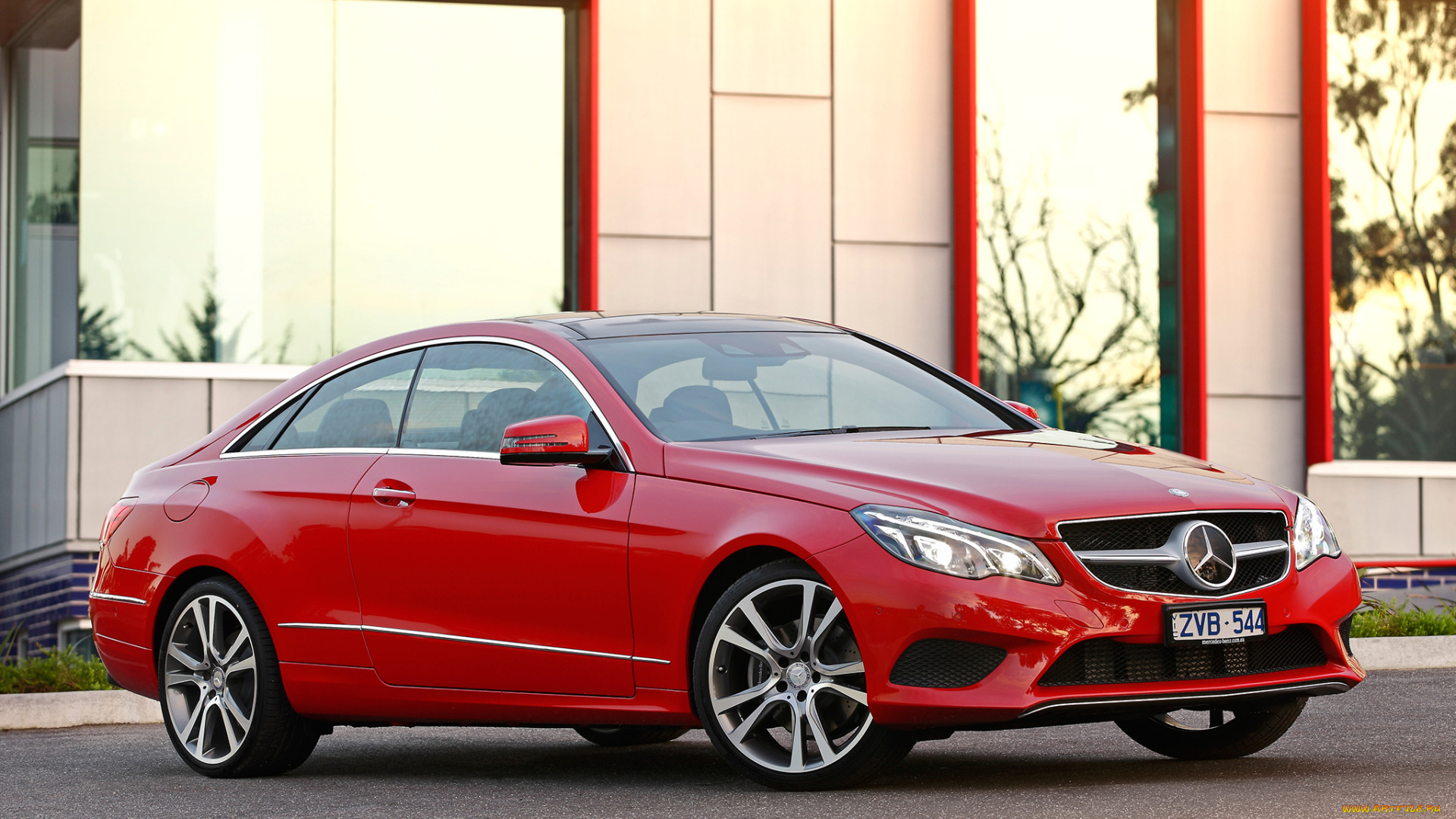 автомобили, mercedes-benz, 2013г, c207, au-spec, coupe, e, 250, красный