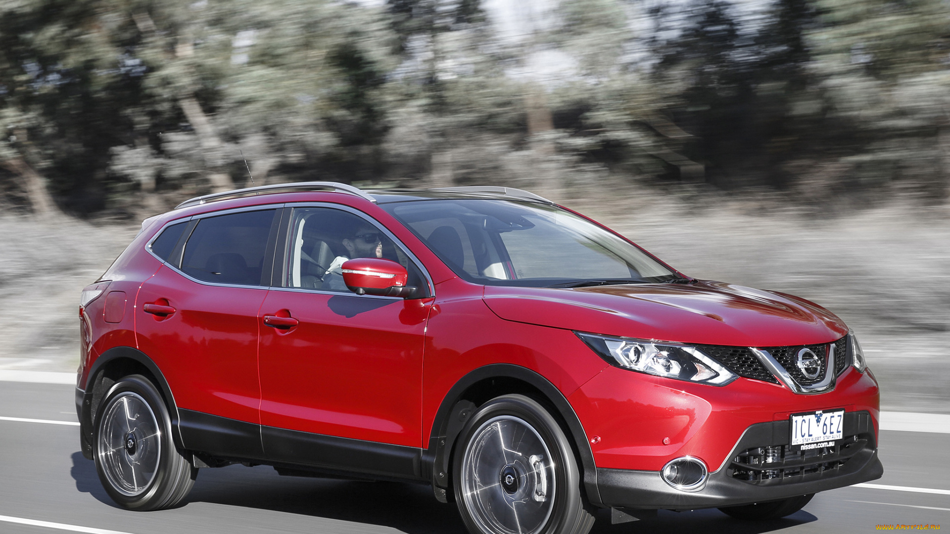 автомобили, nissan, datsun, qashqai, au-spec, 2014г, красный