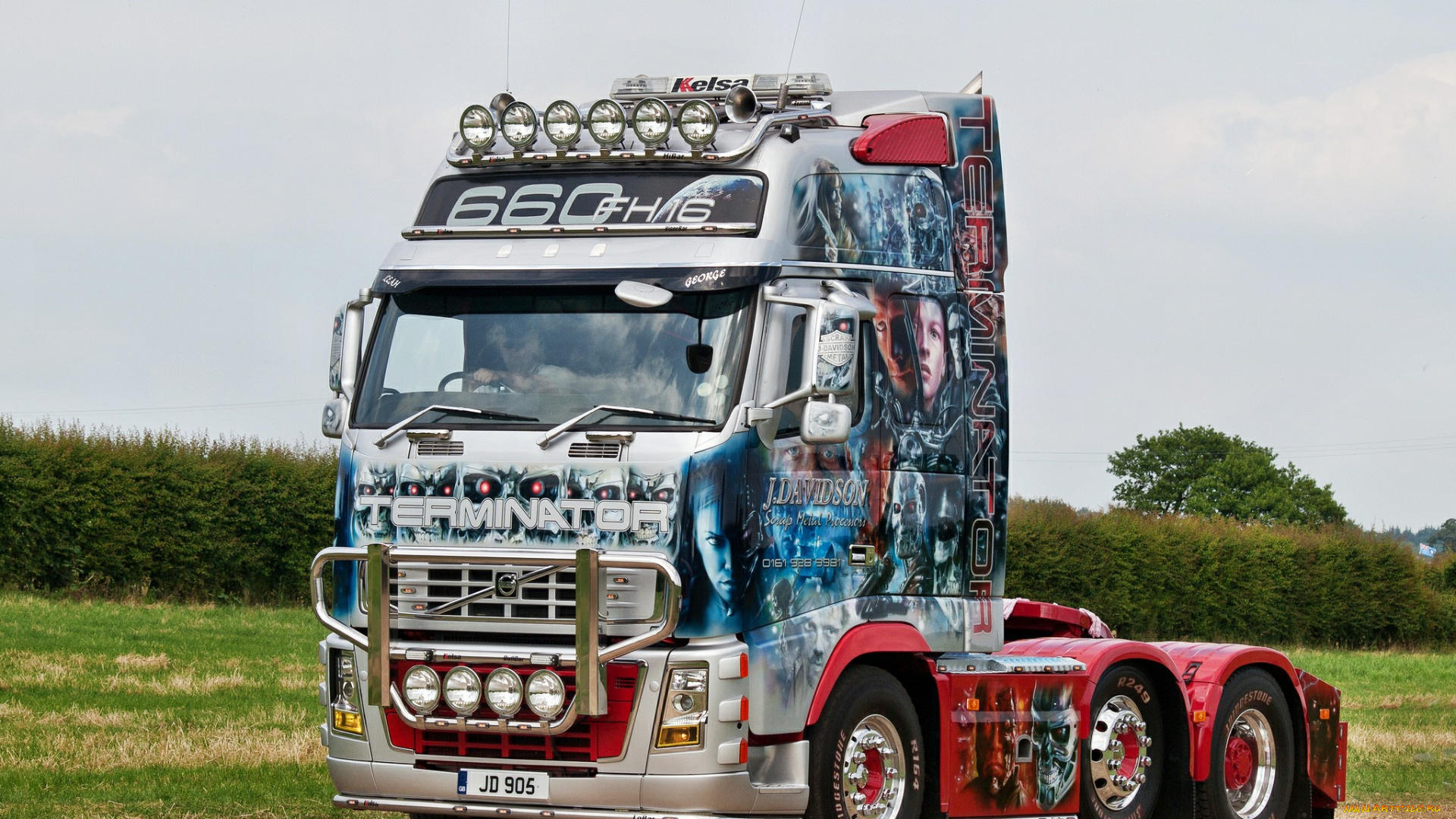 volvo, fh16, j, davidson, terminator, автомобили, volvo, trucks, транспортное, средство, автомобиль