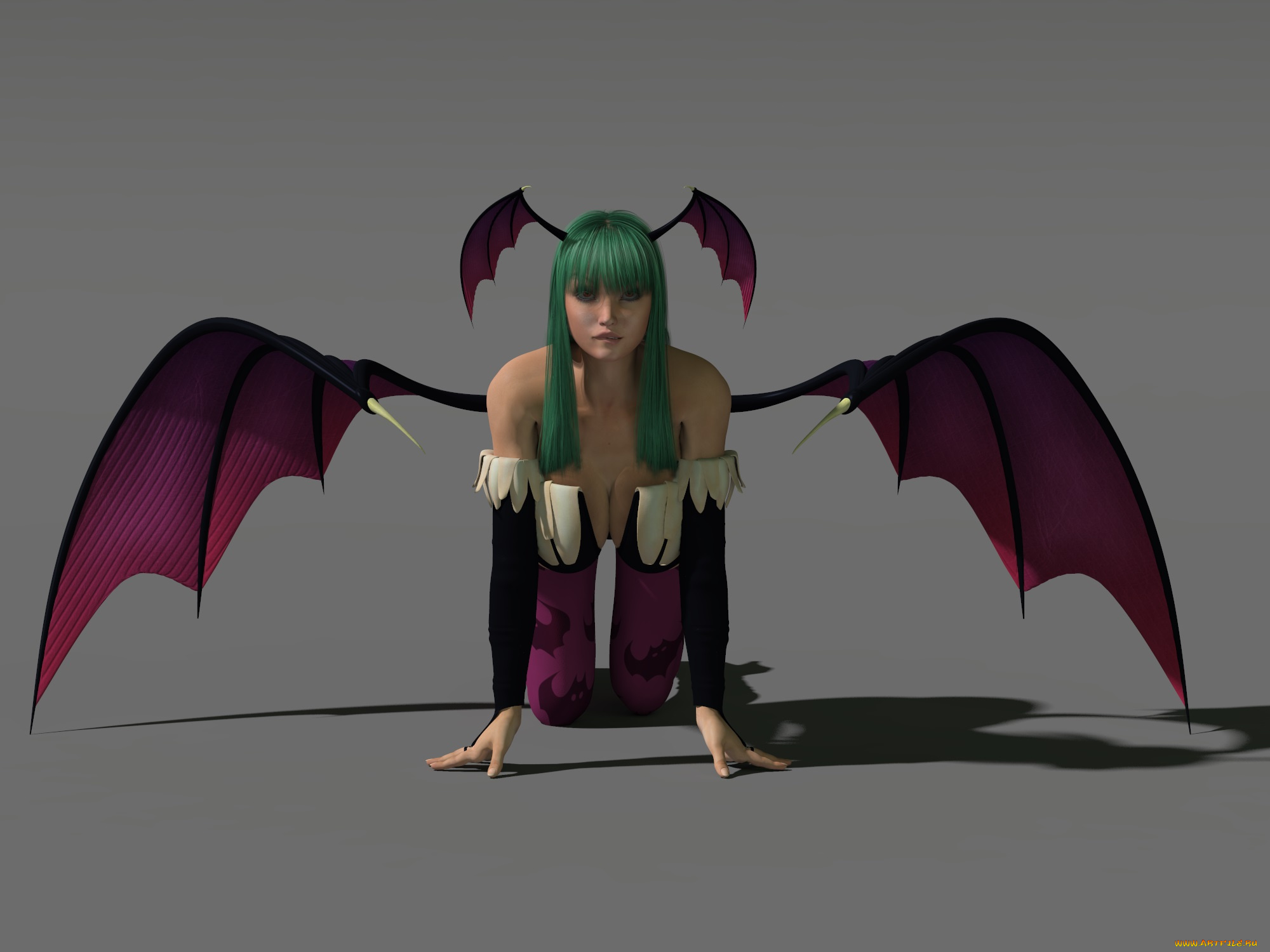 3д, графика, существа, , creatures, демон