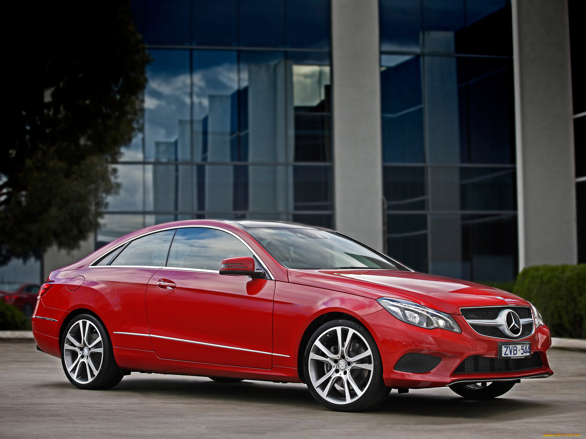 автомобили, mercedes-benz, 2013г, c207, красный, au-spec, coupe, e, 250