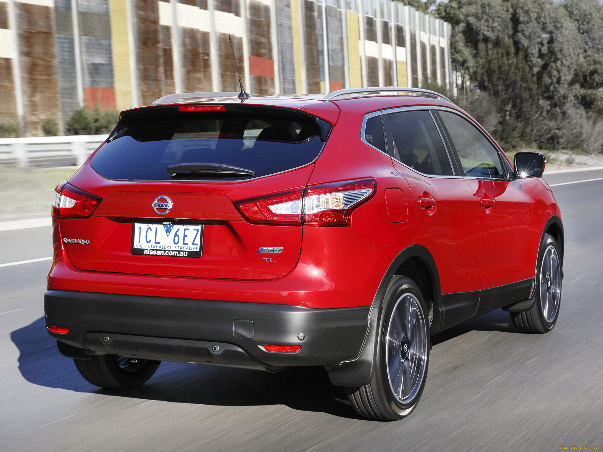 автомобили, nissan, datsun, qashqai, au-spec, 2014г, красный