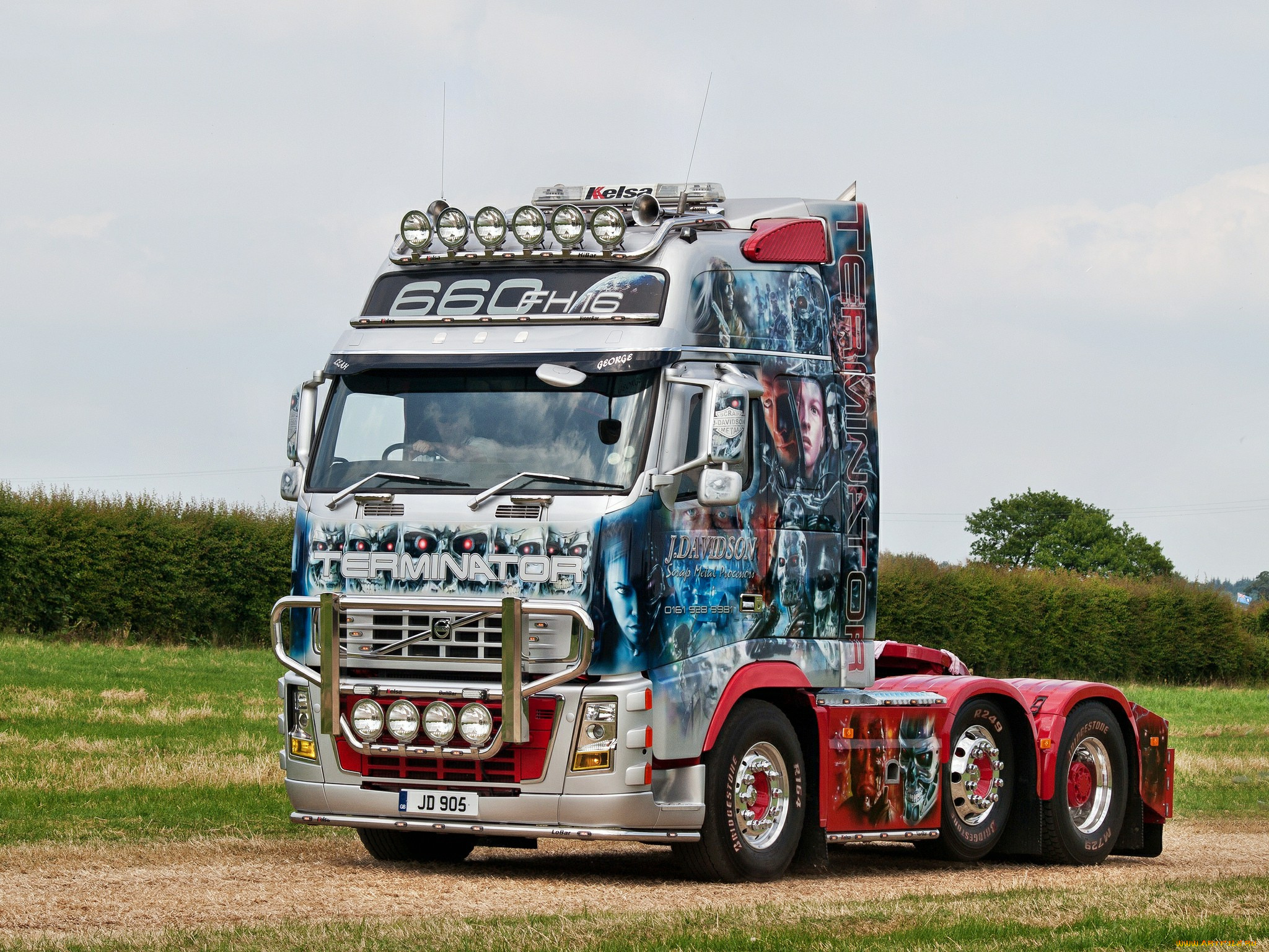 volvo, fh16, j, davidson, terminator, автомобили, volvo, trucks, транспортное, средство, автомобиль