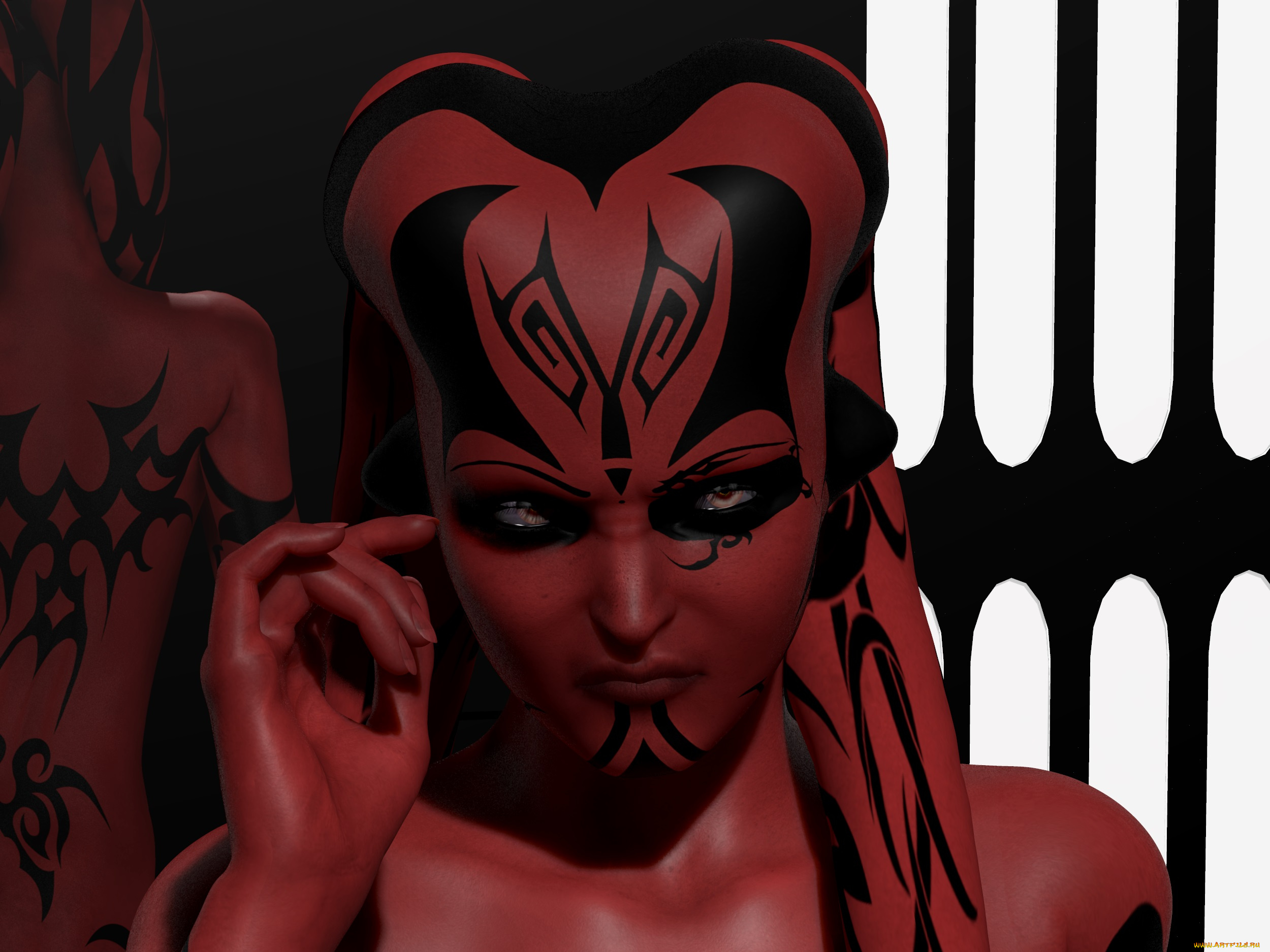 3д, графика, существа, , creatures, кастаника