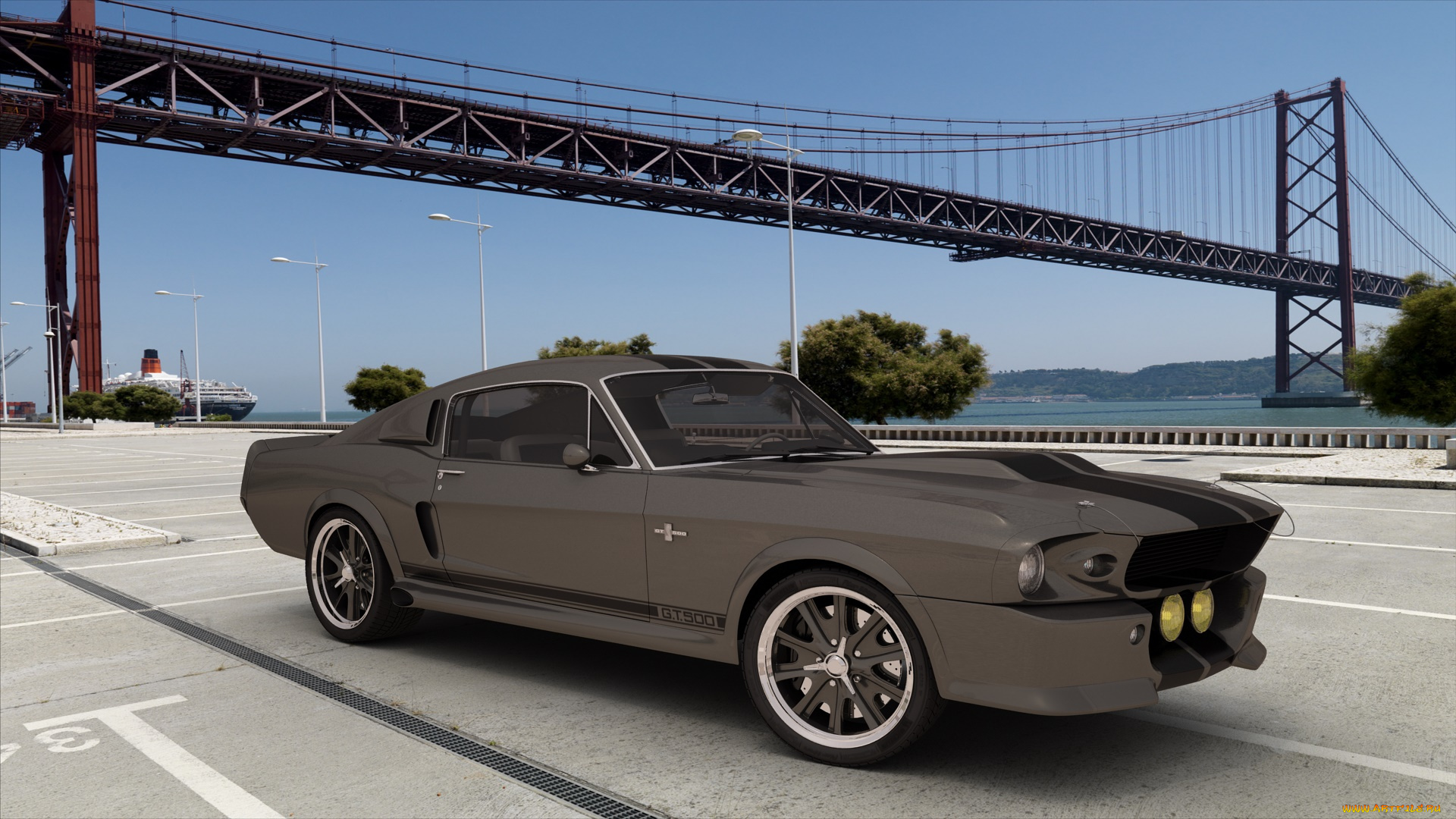 автомобили, 3д, автомобиль, фон