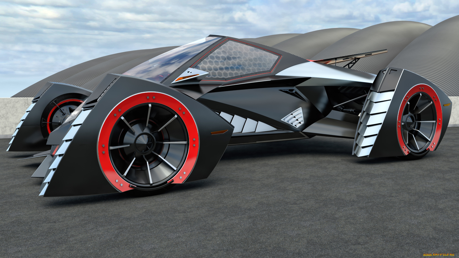 автомобили, 3д, автомобиль, фон