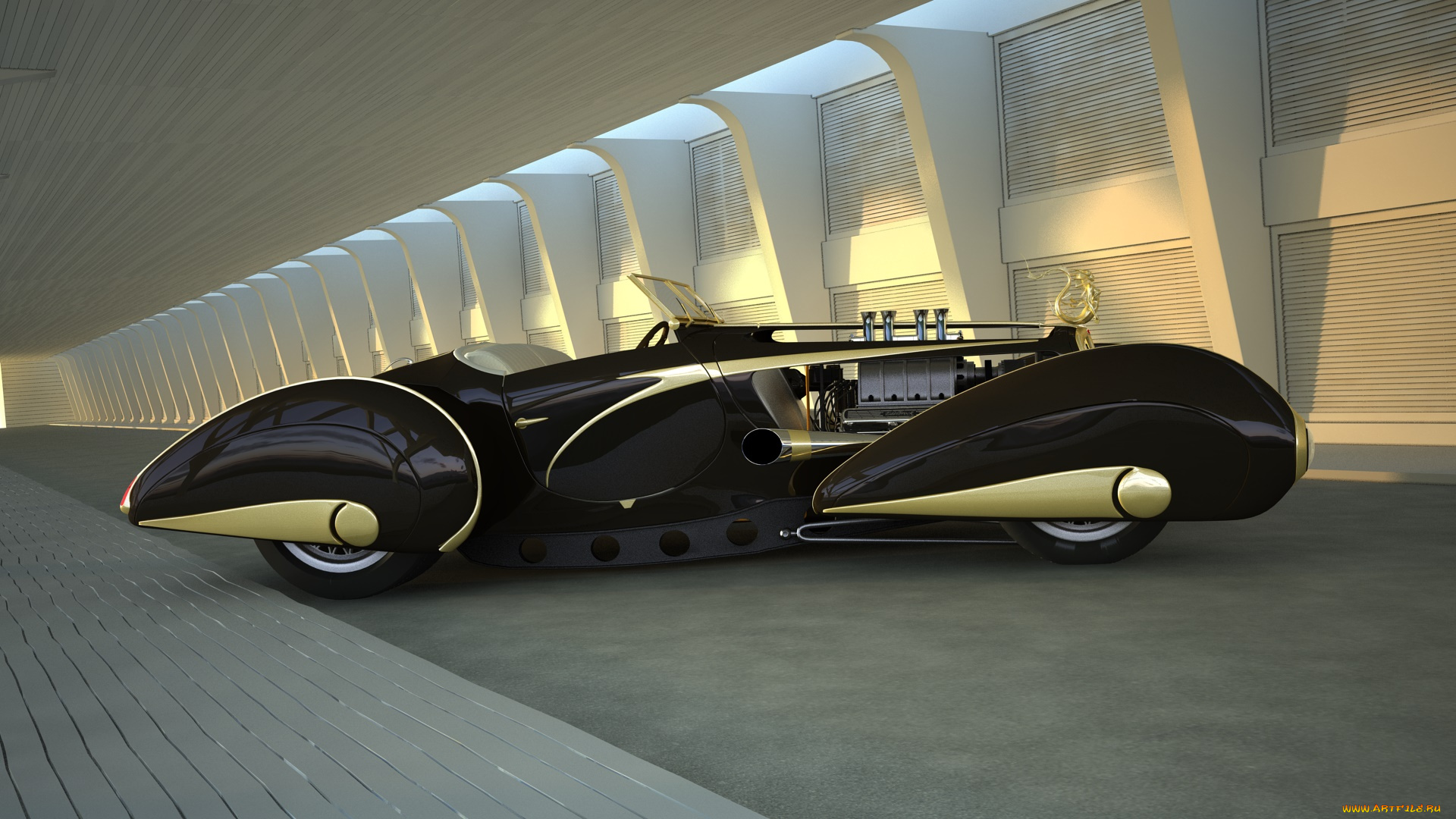 автомобили, 3д, фон, автомобиль