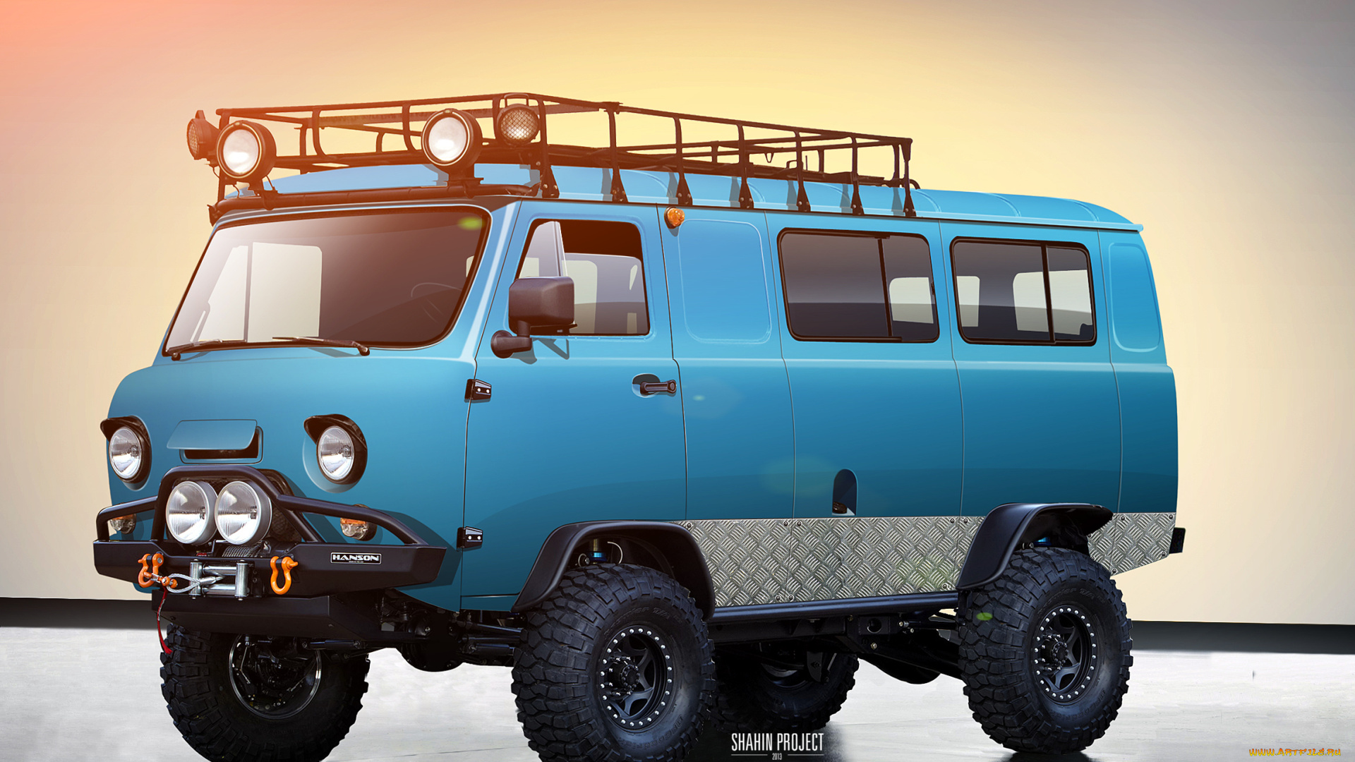 автомобили, виртуальный, тюнинг, uaz