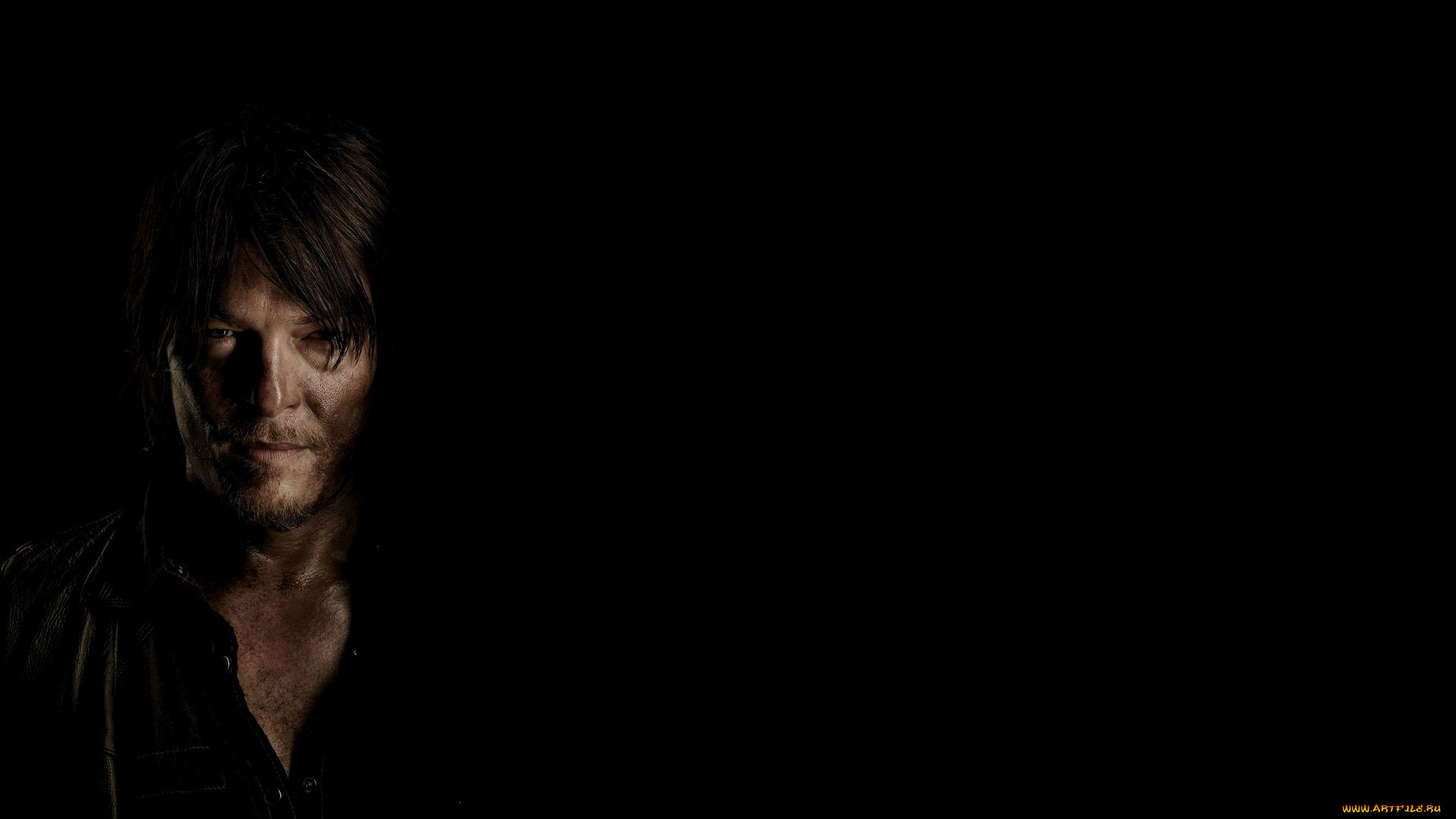 кино, фильмы, the, walking, dead, daryl, dixon, фон, взгляд, мужчина