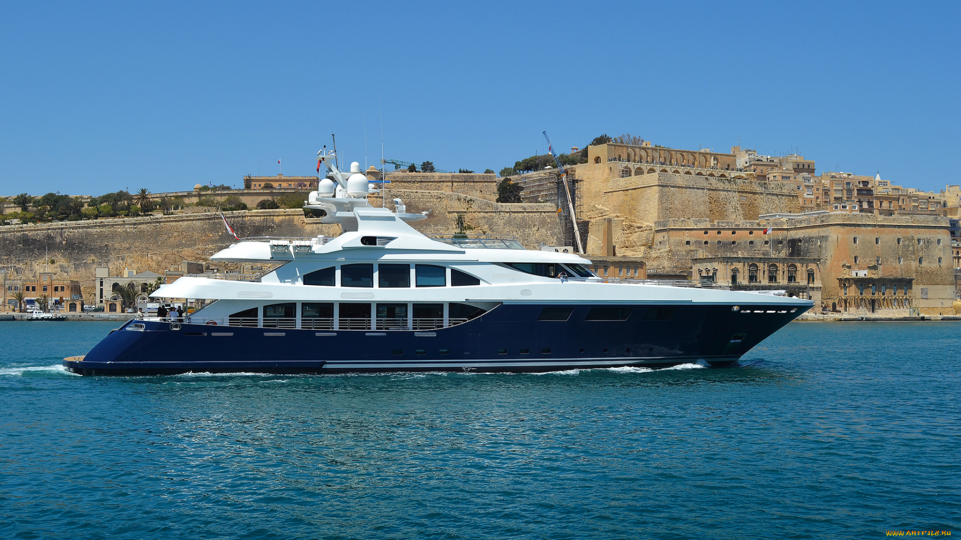 mar, корабли, Яхты, суперяхта