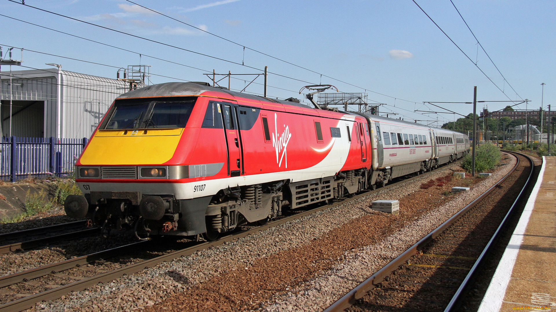 техника, поезда, локомотив, рельсы, дорога, железная, состав