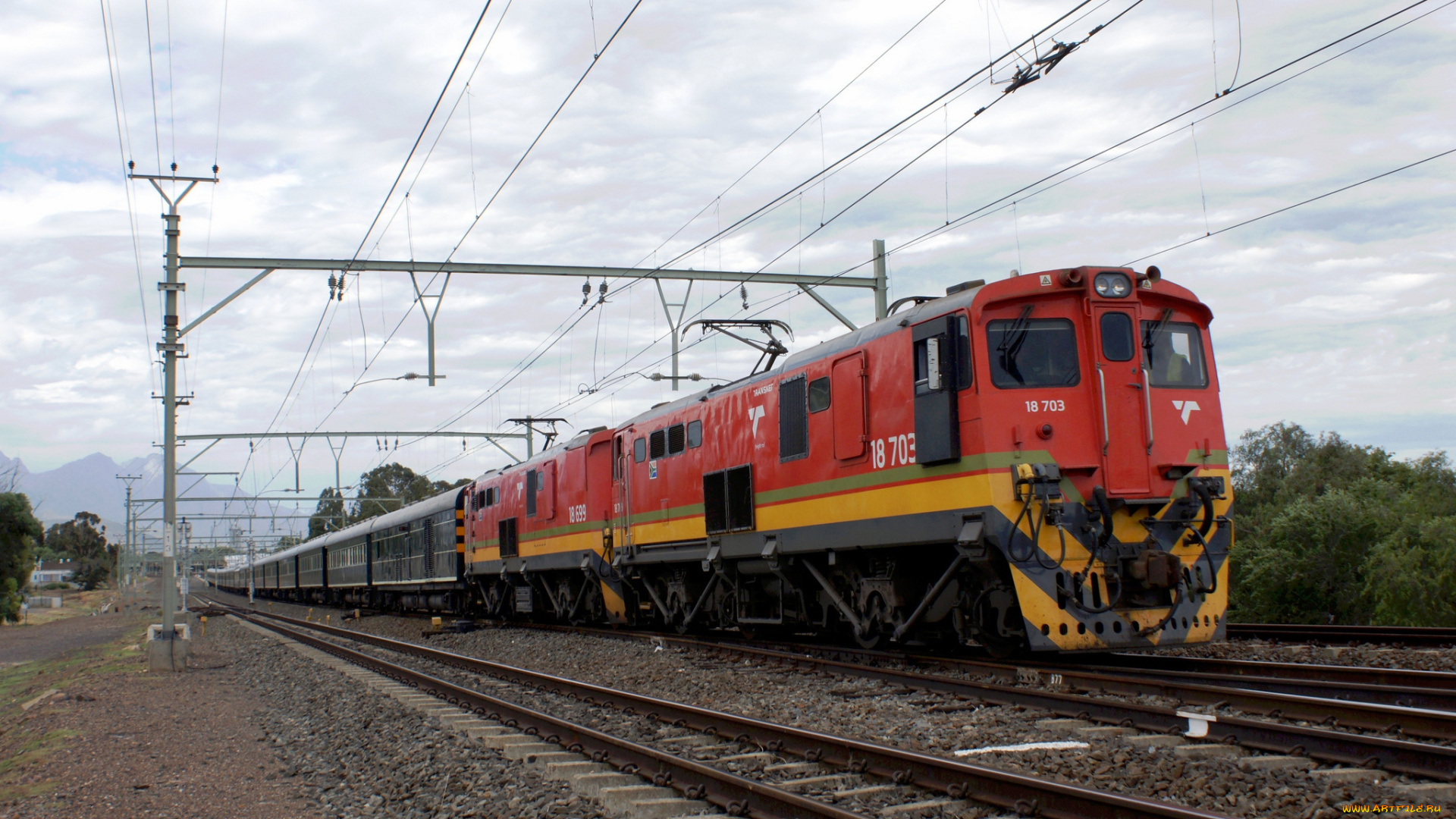 техника, поезда, локомотив, рельсы, дорога, железная, состав