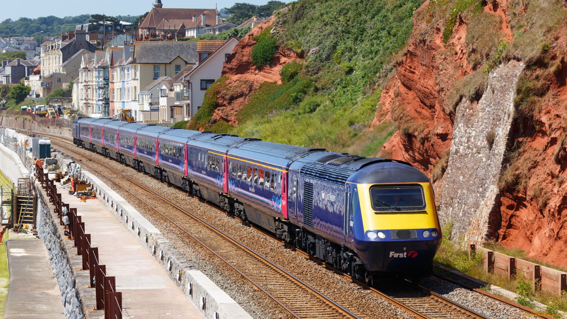 техника, поезда, состав, локомотив, рельсы, дорога, железная