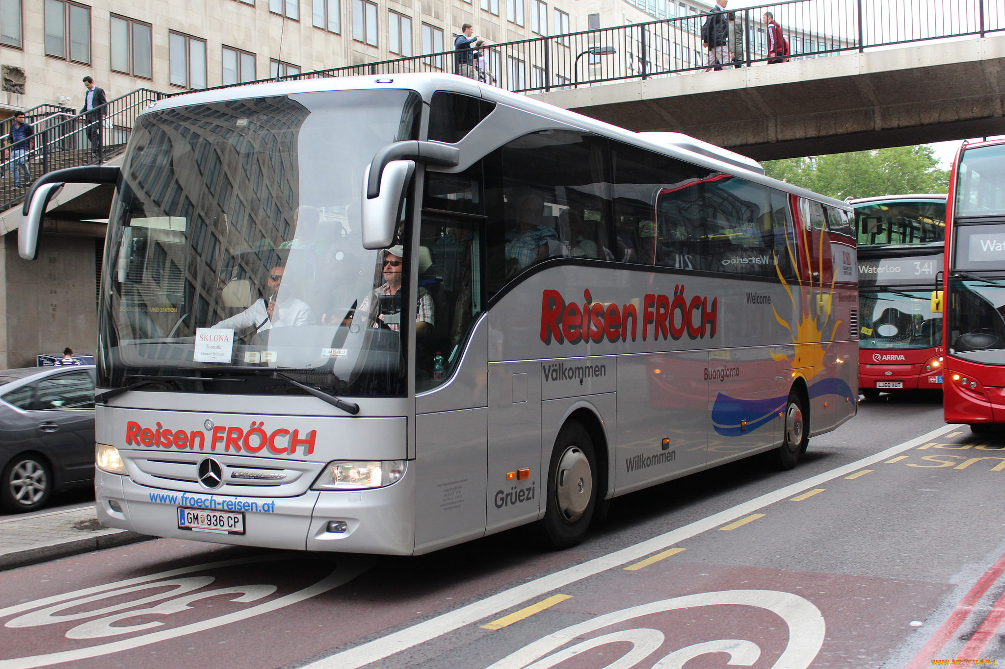 автомобили, автобусы, пассажирский, транспорт