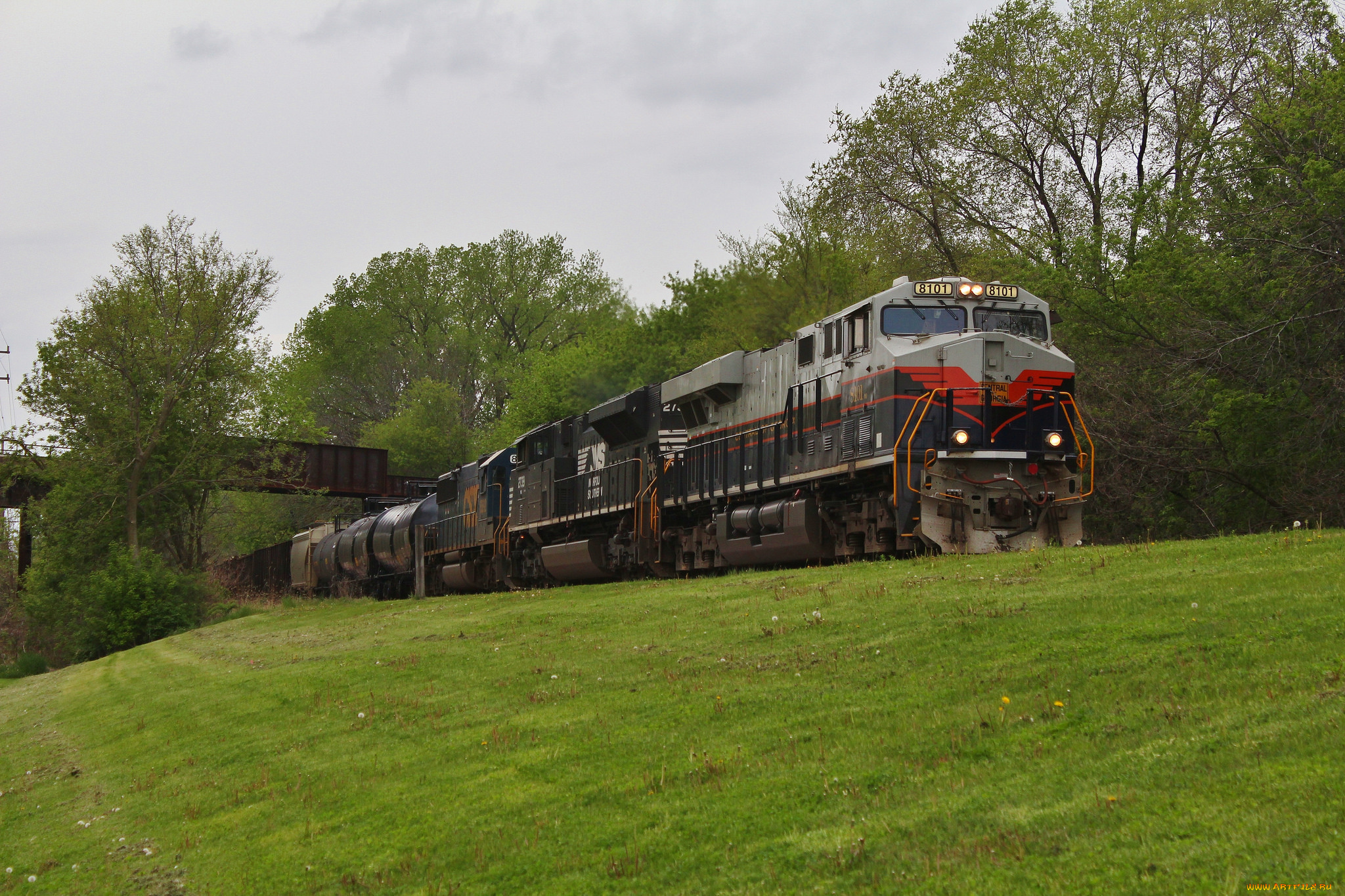 техника, поезда, локомотив, рельсы, дорога, железная, состав