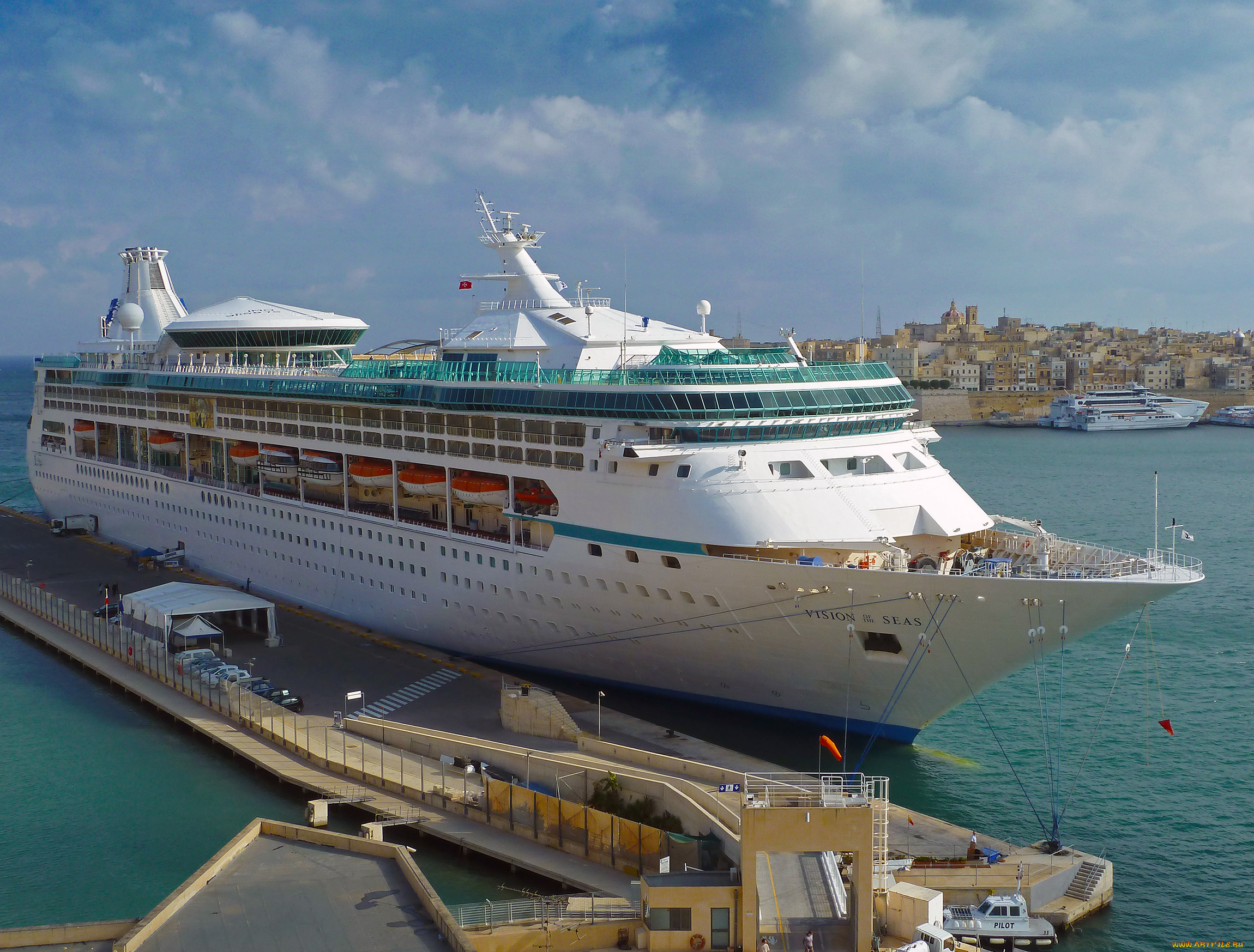 vision, of, the, seas, корабли, лайнеры, океанский, лайнер, причал, круиз
