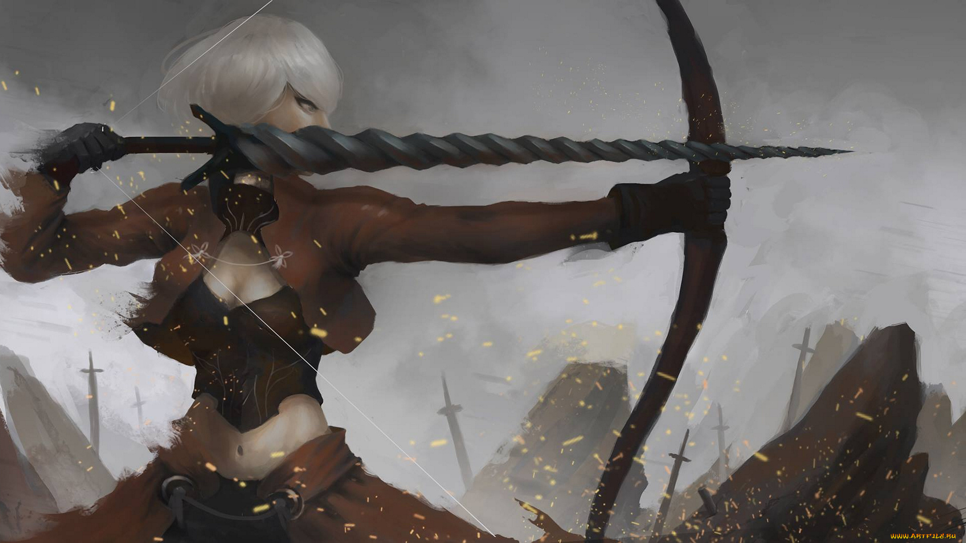 аниме, fate, stay, night, арчер